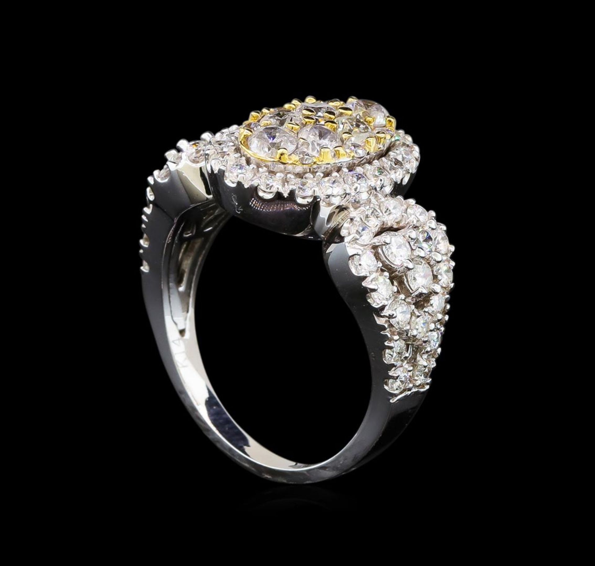 14KT White Gold 1.76 ctw Diamond Ring - Image 4 of 5