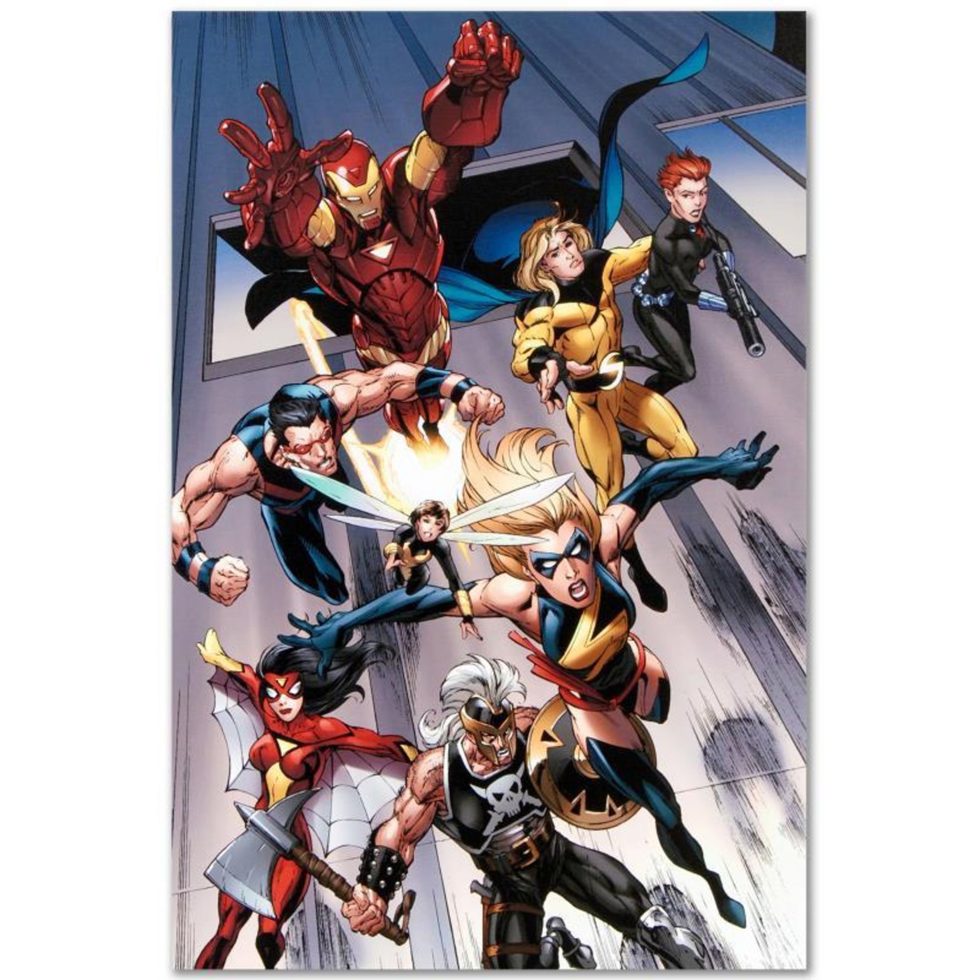 Marvel Comics "The Mighty Avengers #7" Numbered Limited Edition Giclee on Canvas