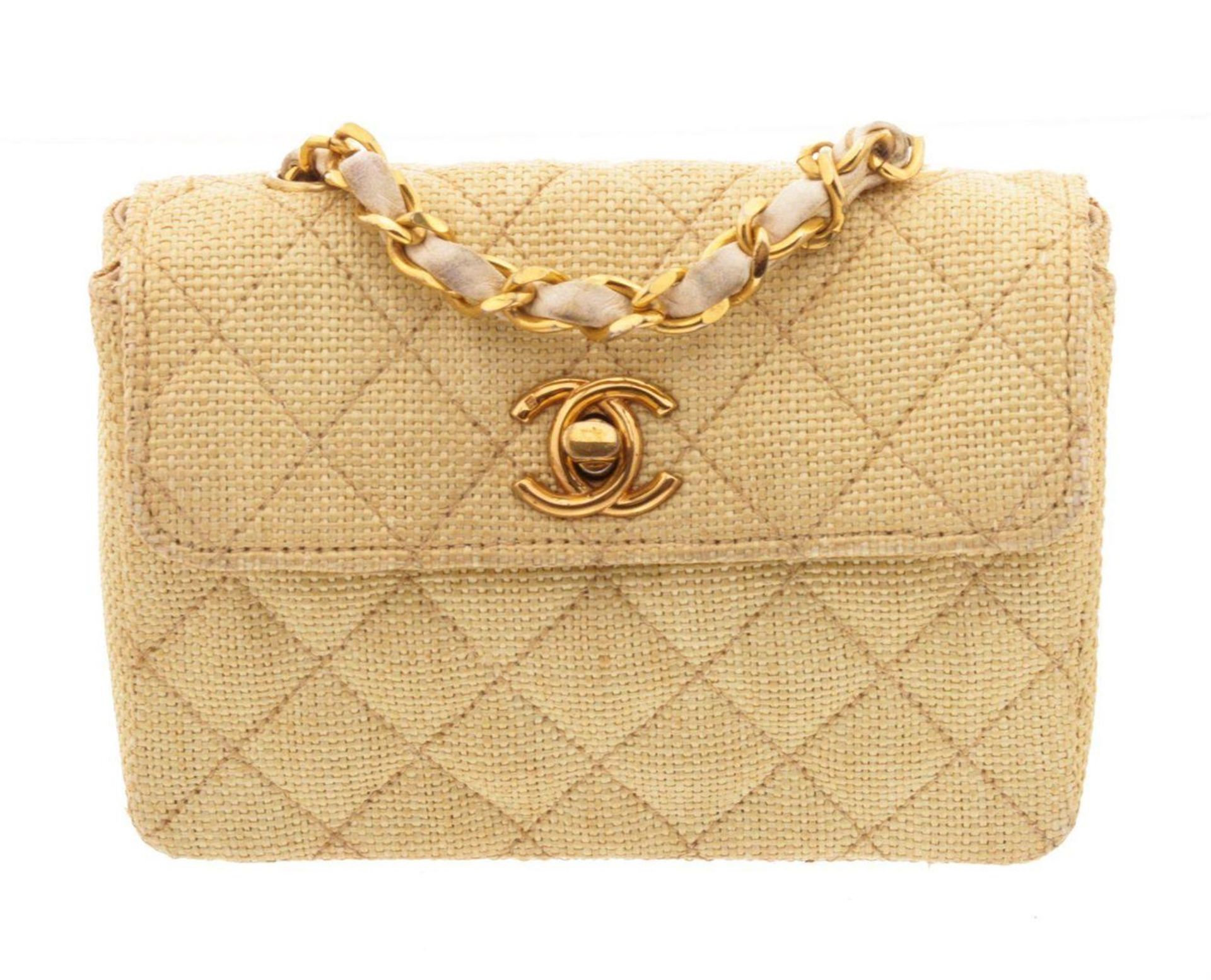 Chanel Gold Mini Flap Shoulder Bags