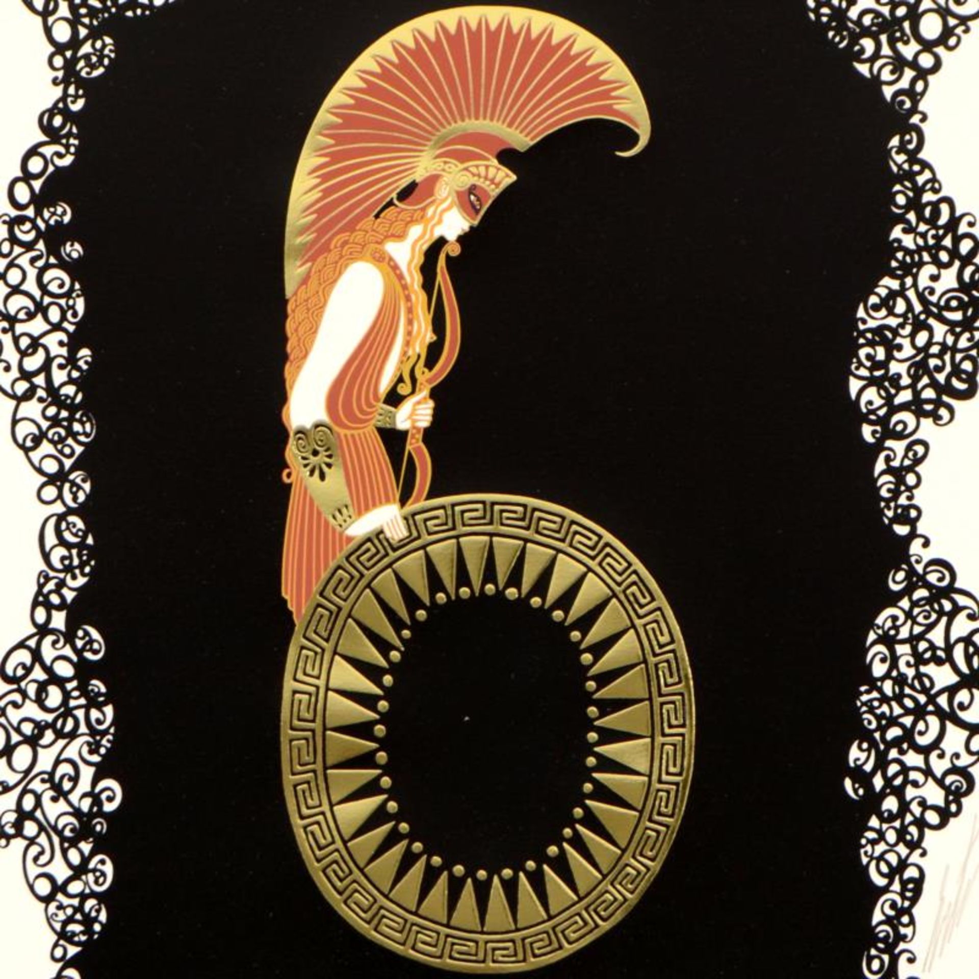 Numeral 6 by Erte (1892-1990) - Image 2 of 2