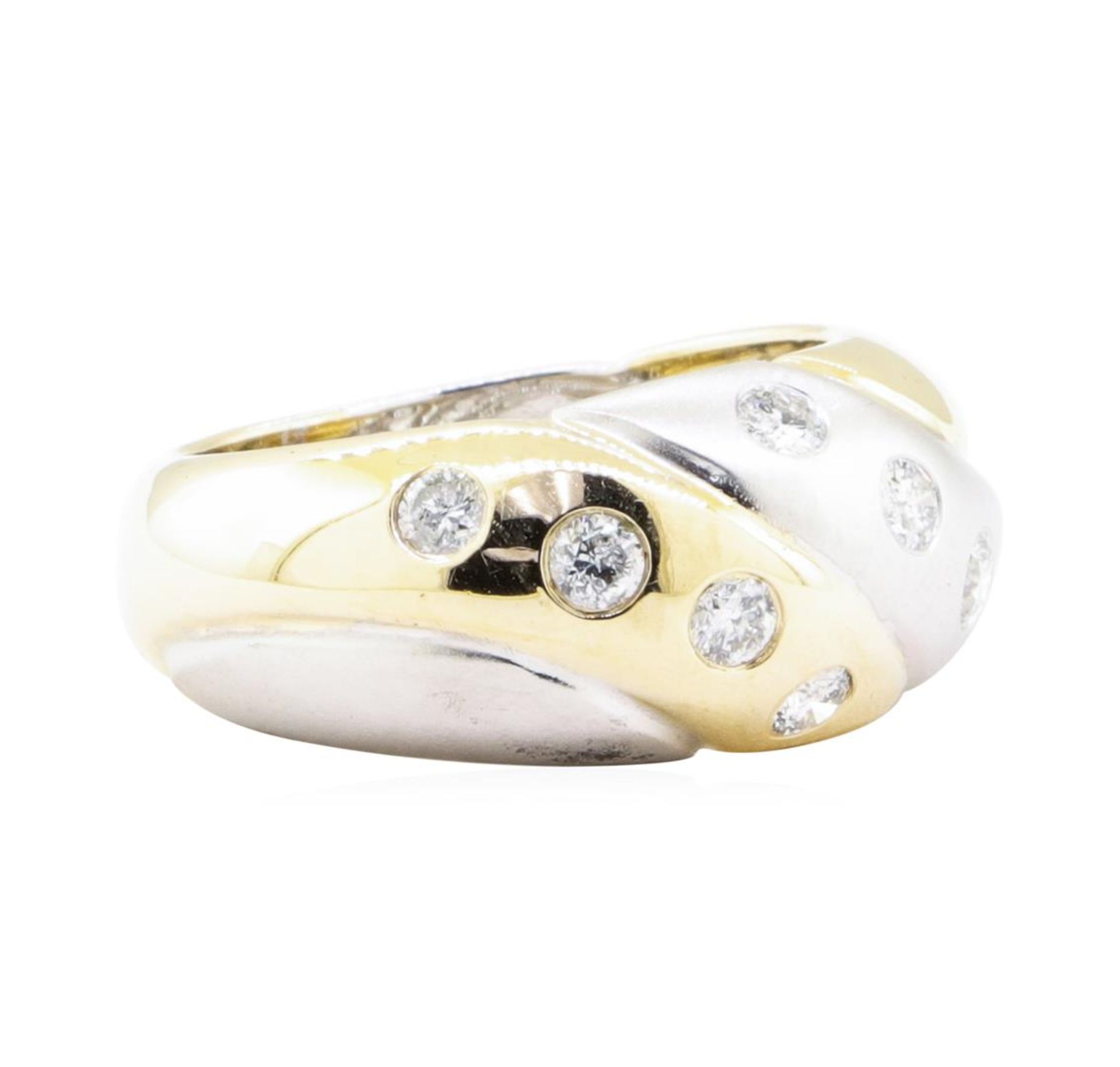 0.50 ctw Diamond Ring - 14KT Yellow And White Gold