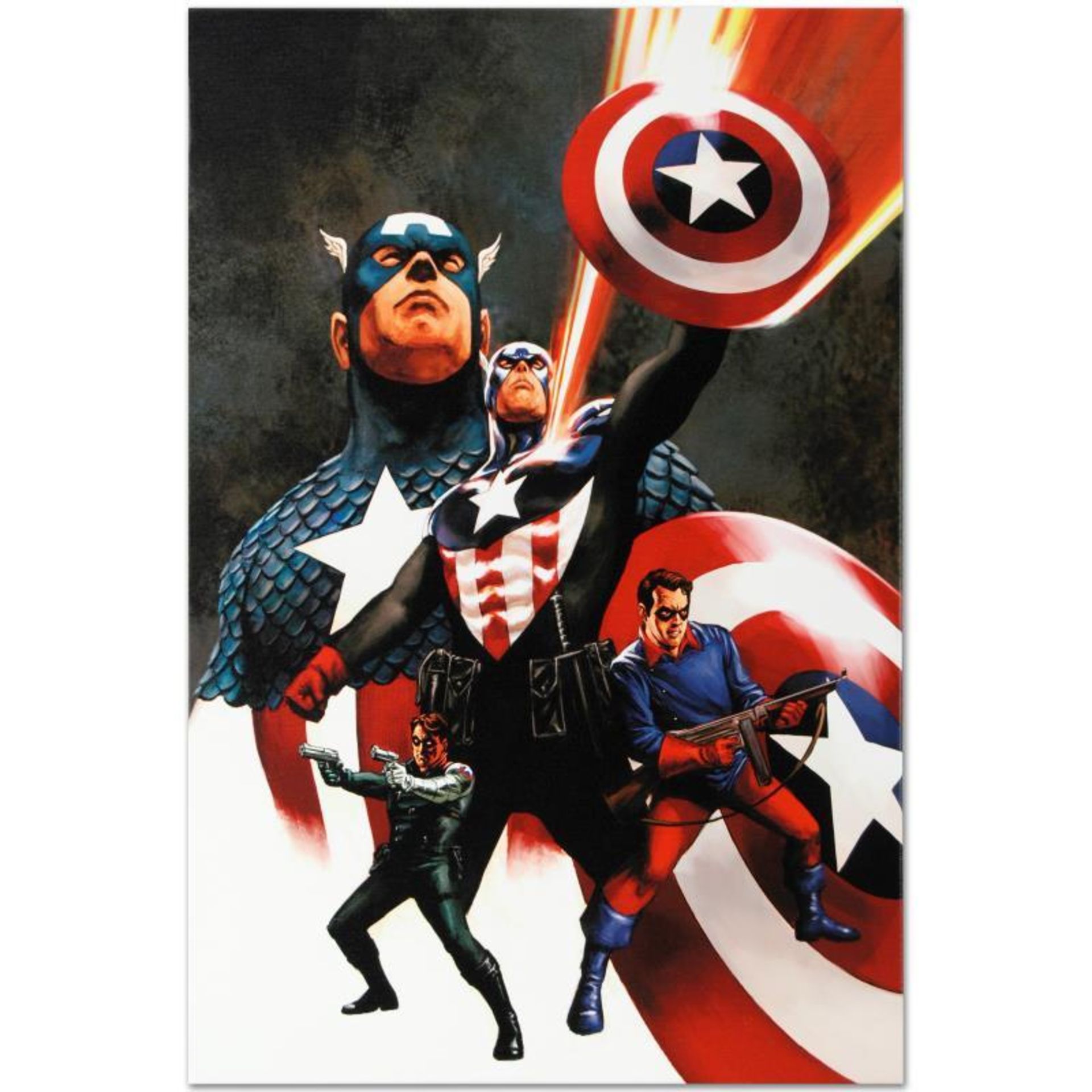 Marvel Comics "Captain America #600" Numbered Limited Edition Giclee on Canvas b