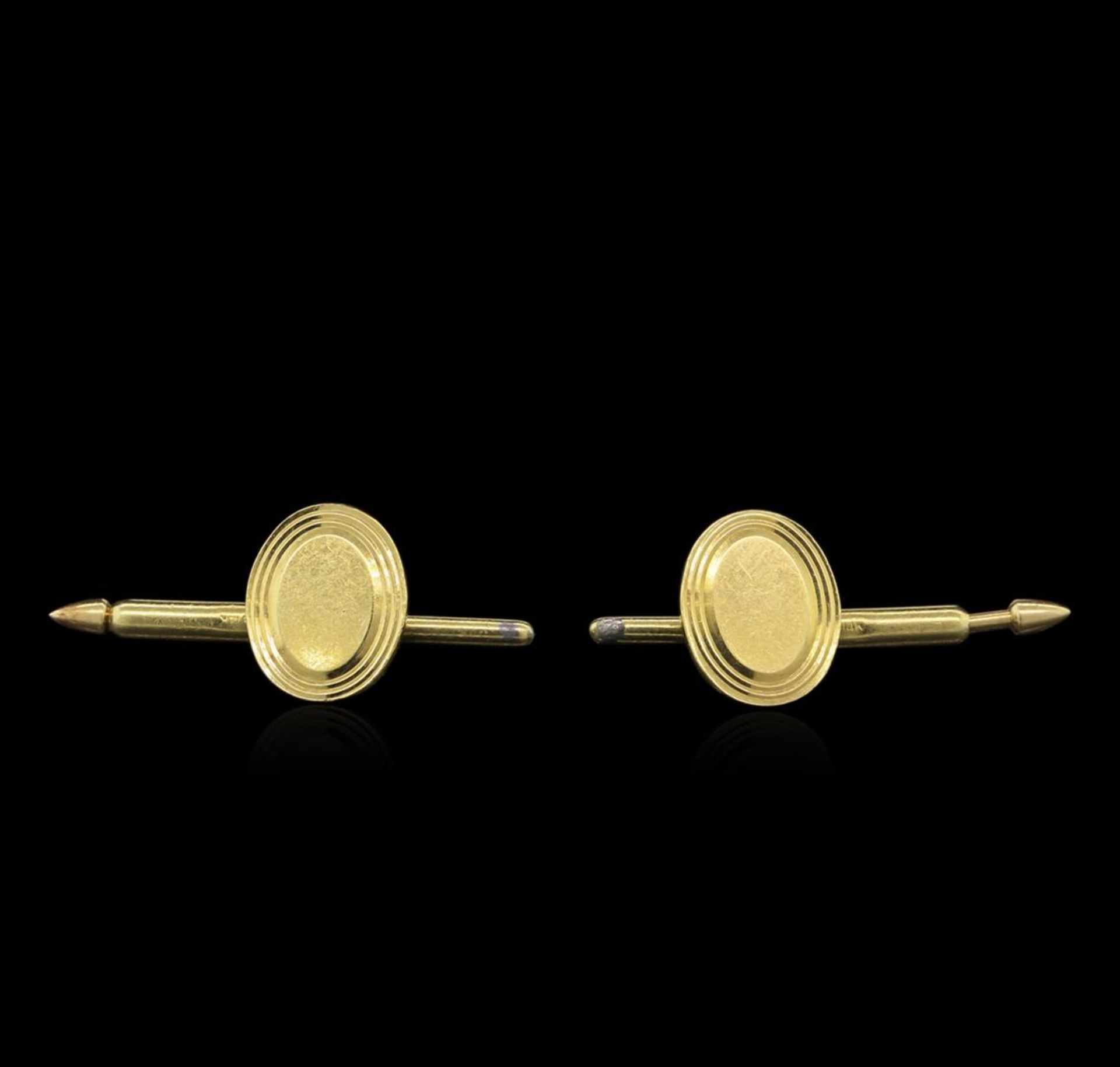 14KT Yellow Gold Shirt Studs