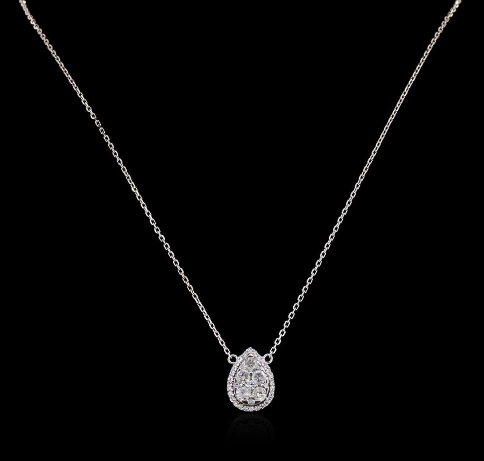 14KT White Gold 0.85 ctw Diamond Necklace - Image 2 of 3