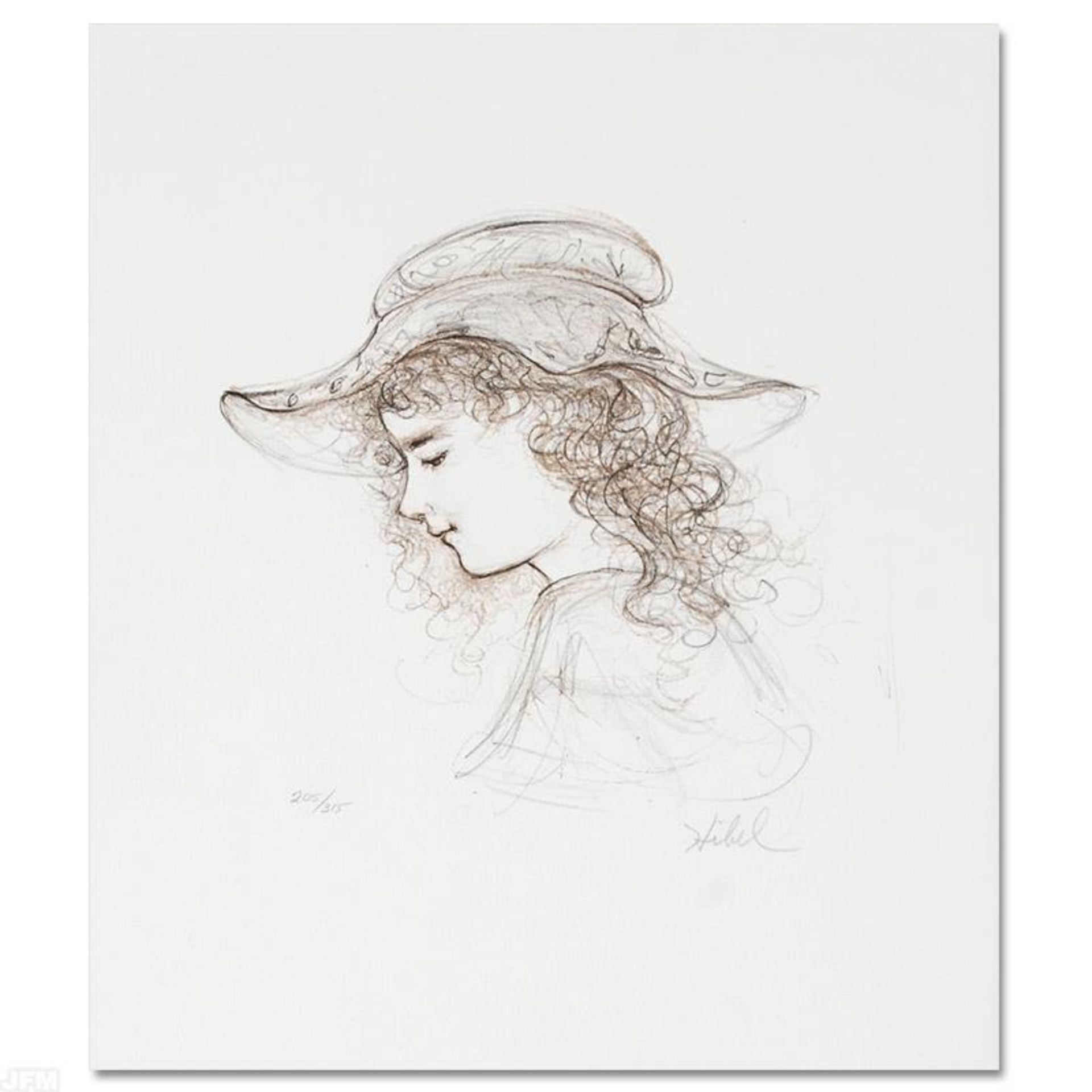 Hibel (1917-2014), "Elisabet" Limited Edition Lithograph, Numbered and Hand Sign