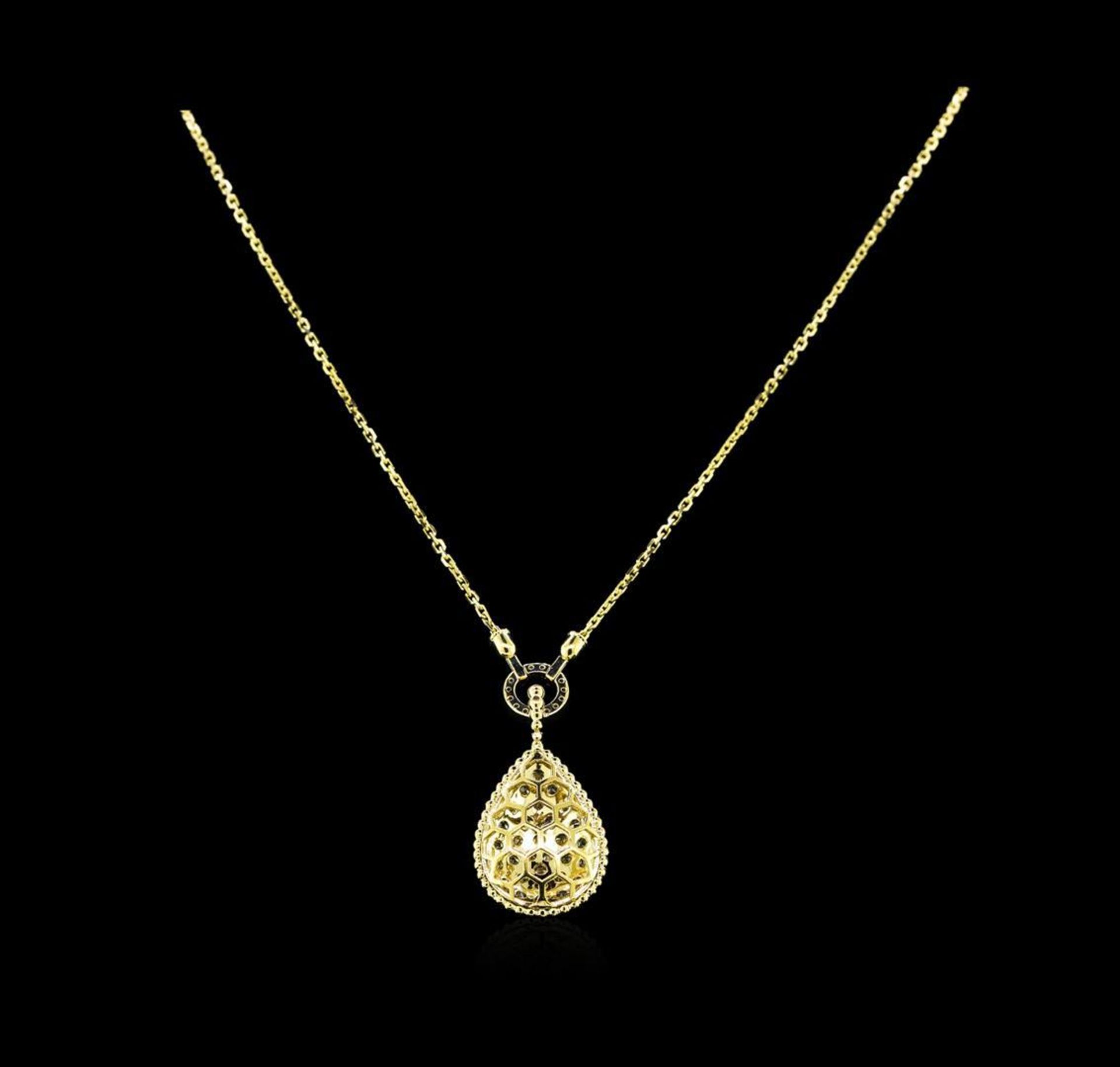 2.30 ctw Diamond Necklace - 14KT Yellow Gold - Image 2 of 3