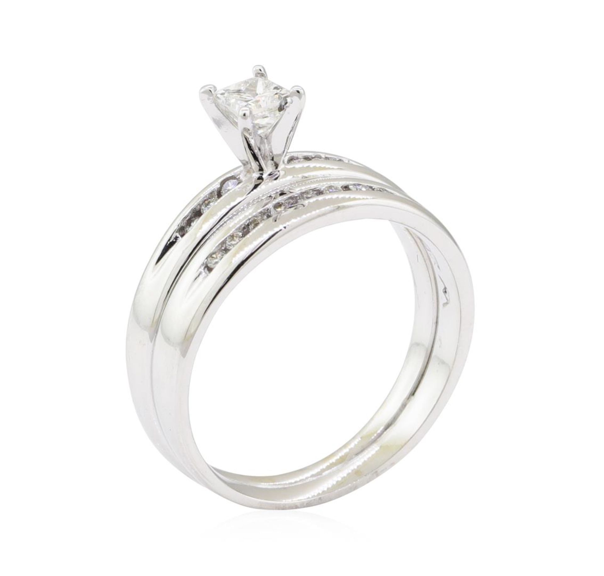 0.65ctw Diamond Wedding Set - 14KT White Gold - Image 4 of 4