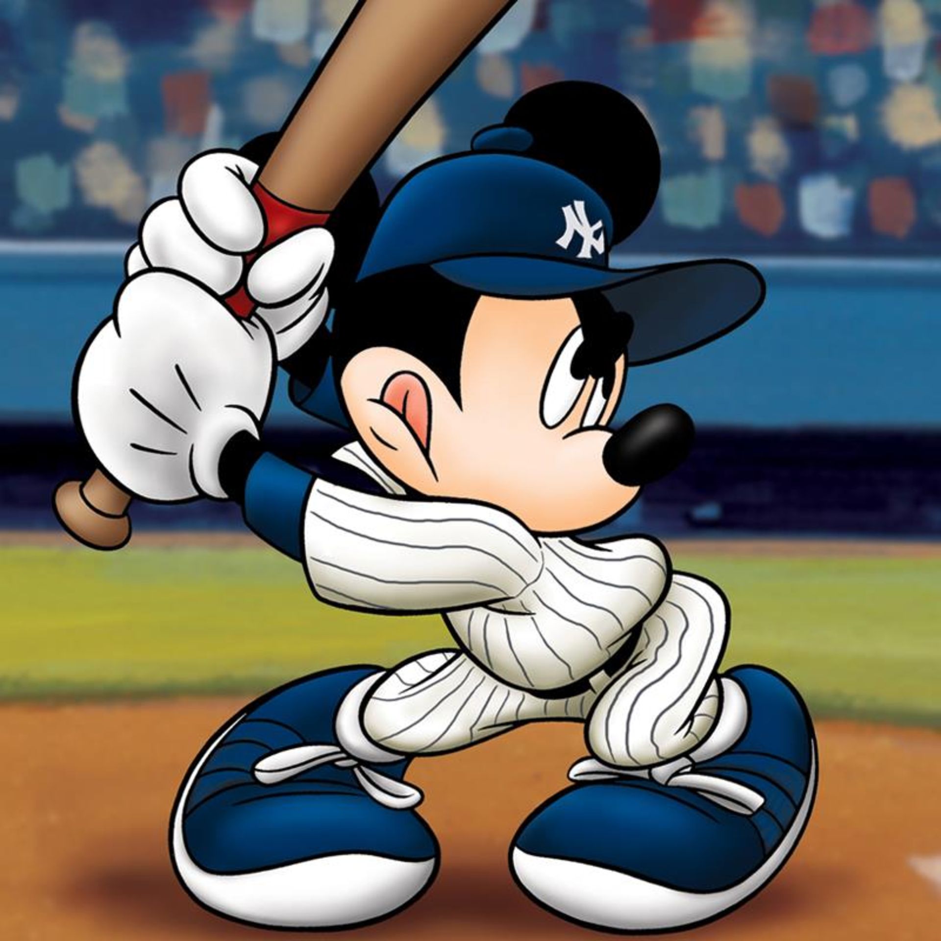 "Mickey at the Plate (Yankees)" Numbered Limited Edition Giclee licensed by Disn - Image 2 of 2