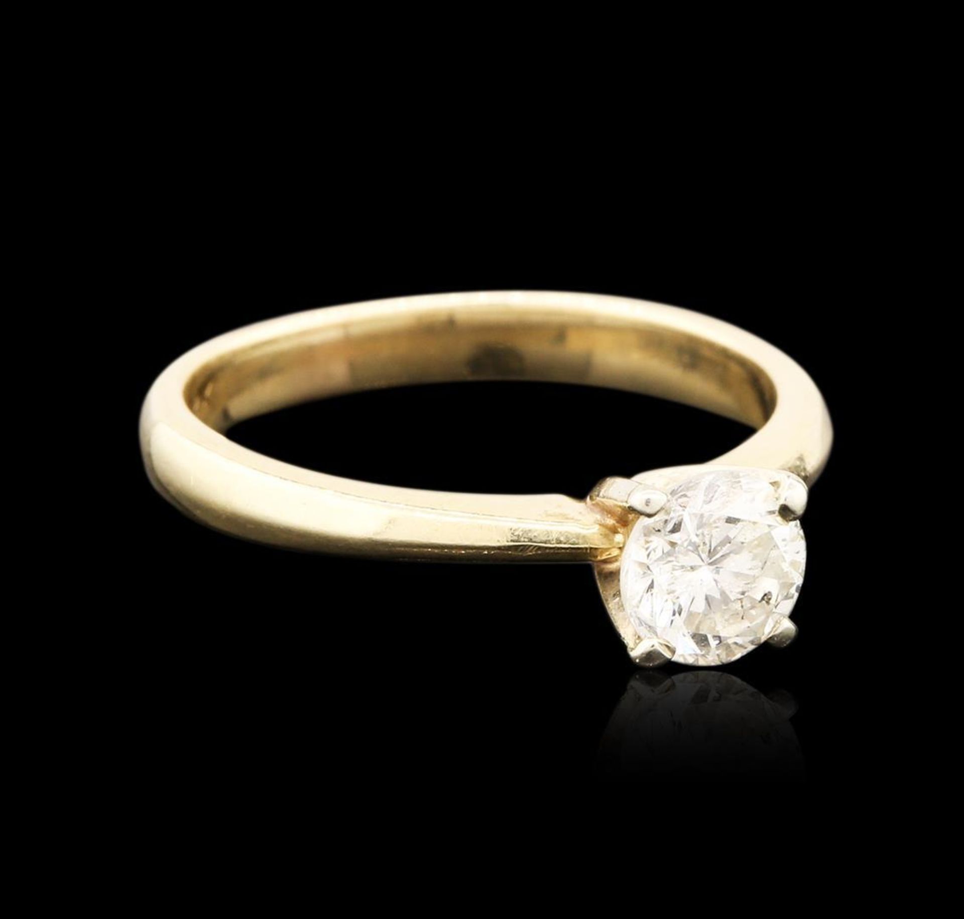 14KT Yellow Gold 0.83 ctw Round Brilliant Cut Diamond Solitaire Ring - Image 2 of 4