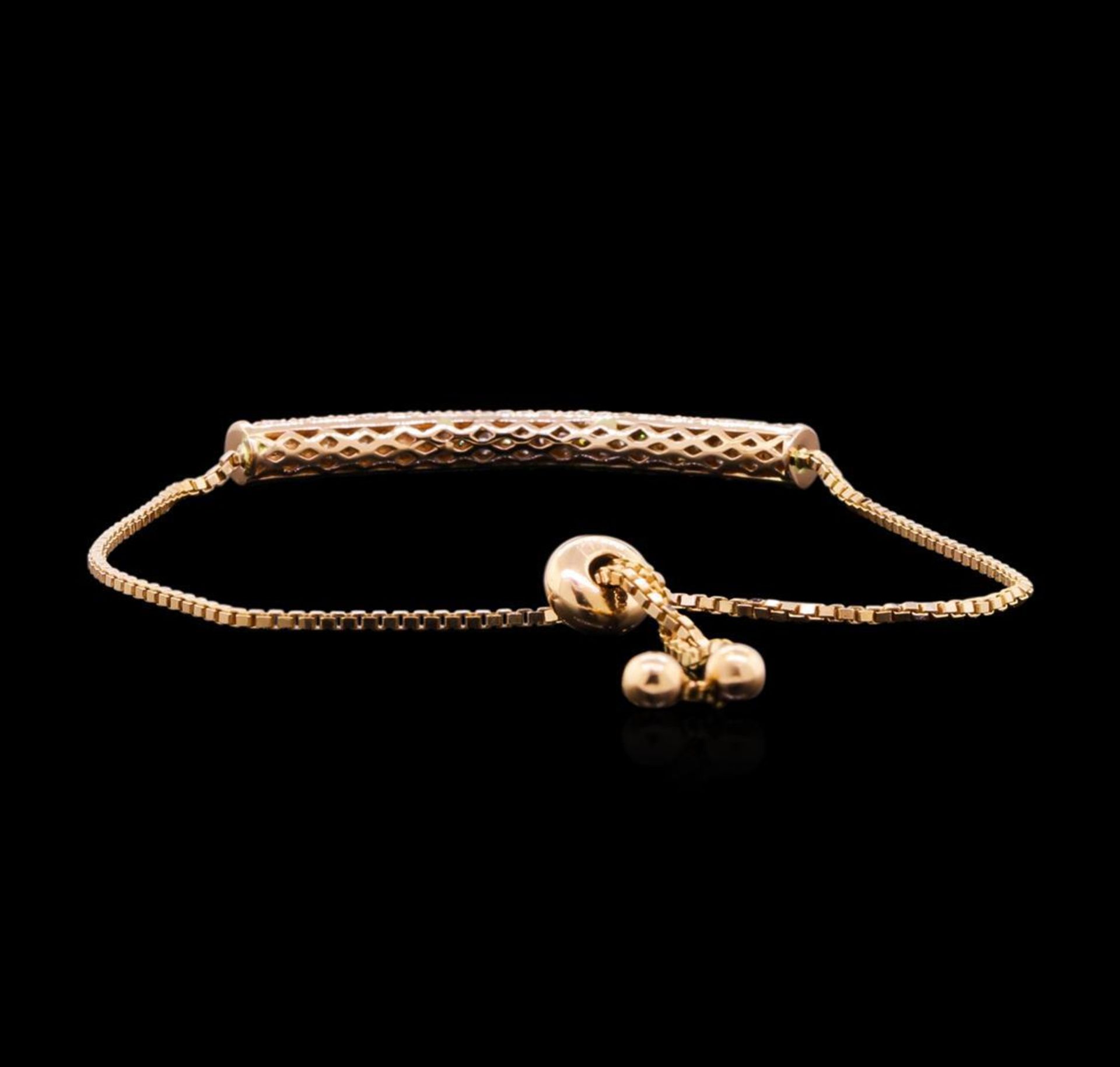 1.45 ctw Diamond Bracelet - 14KT Rose Gold - Image 2 of 3