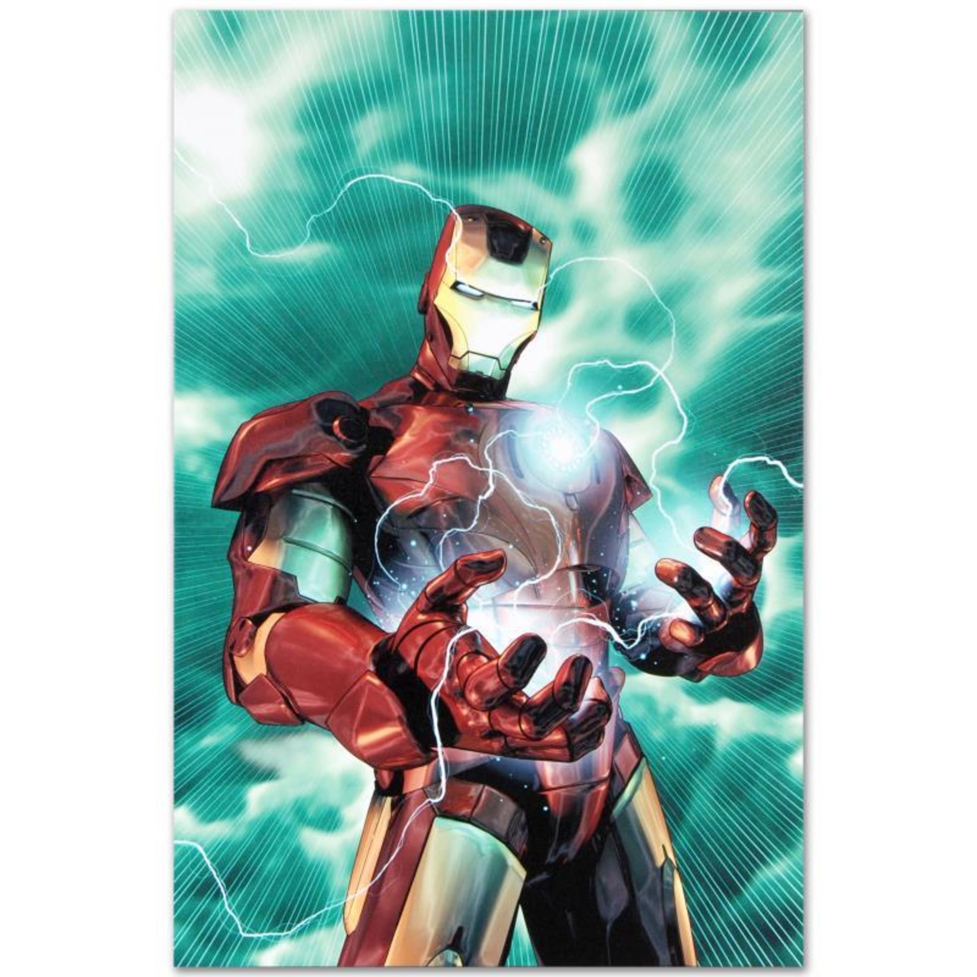 Marvel Comics "Iron Man Legacy #2" Numbered Limited Edition Giclee on Canvas by