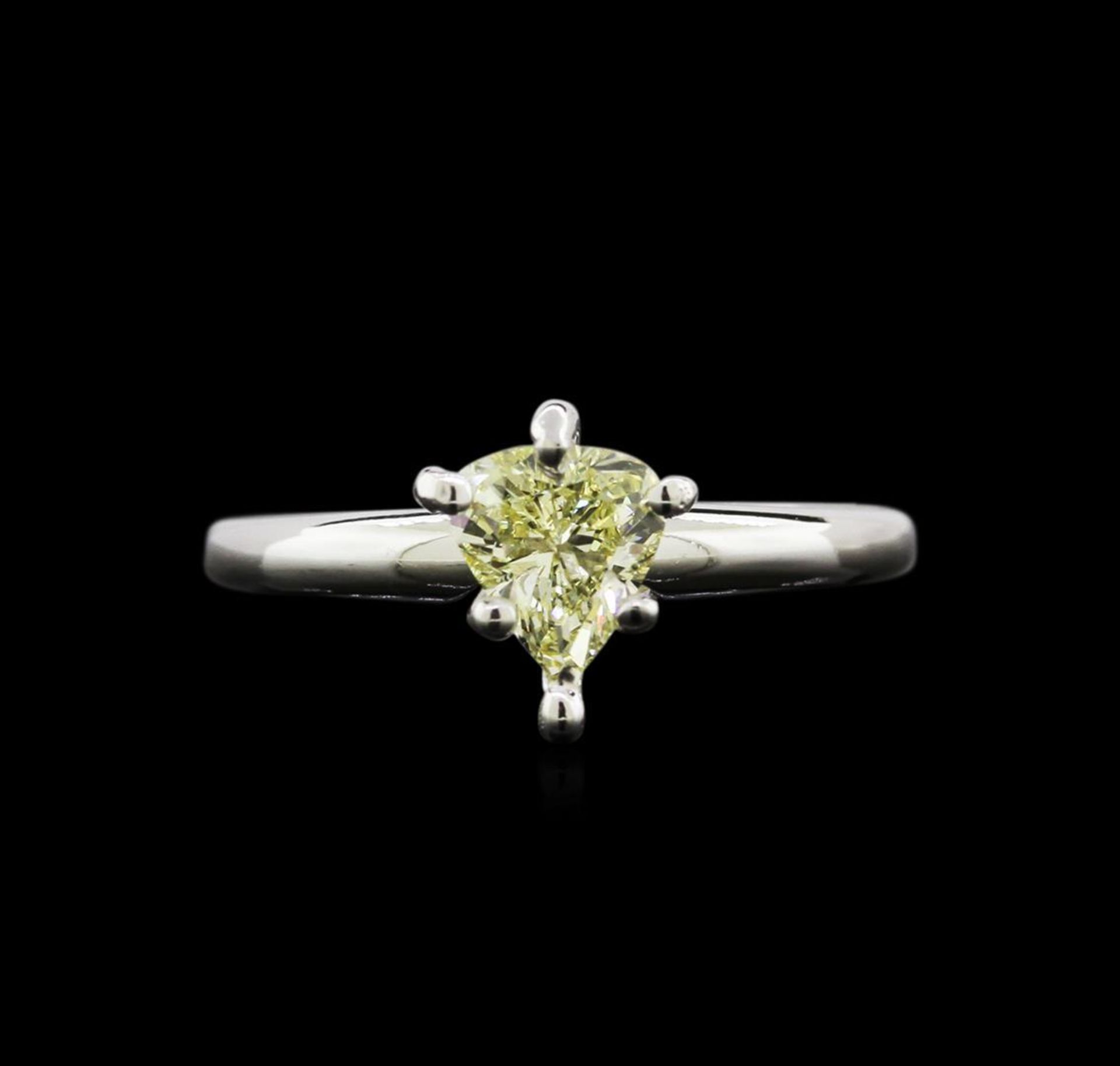 GIA Cert 0.74ctw Diamond Solitaire Ring - 14KT White Gold - Image 2 of 5