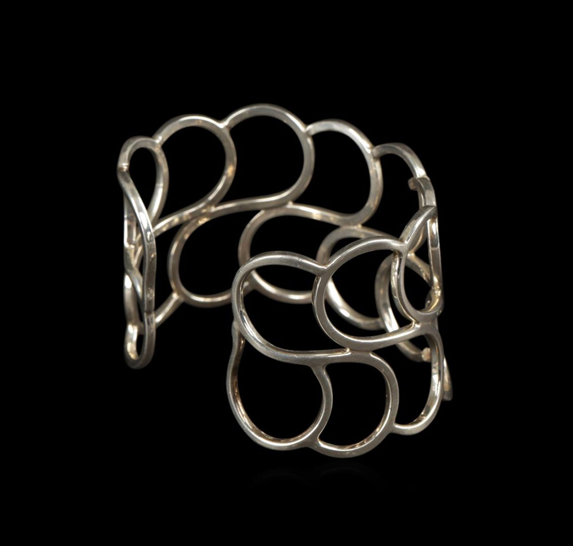 Classic Sterling Silver Cuff Bracelet - Image 2 of 3