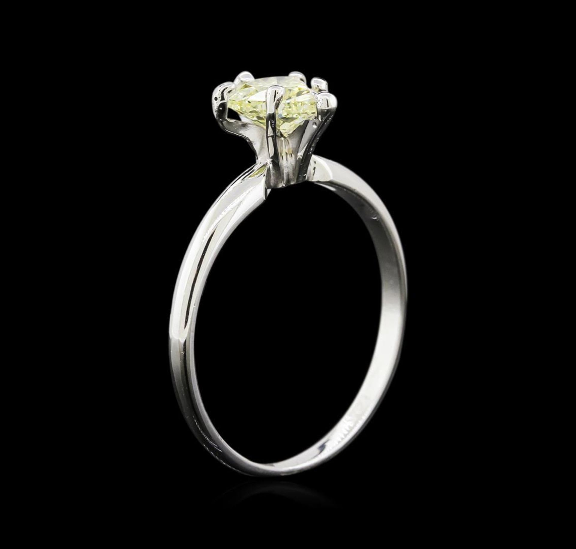 GIA Cert 0.74ctw Diamond Solitaire Ring - 14KT White Gold - Image 3 of 5
