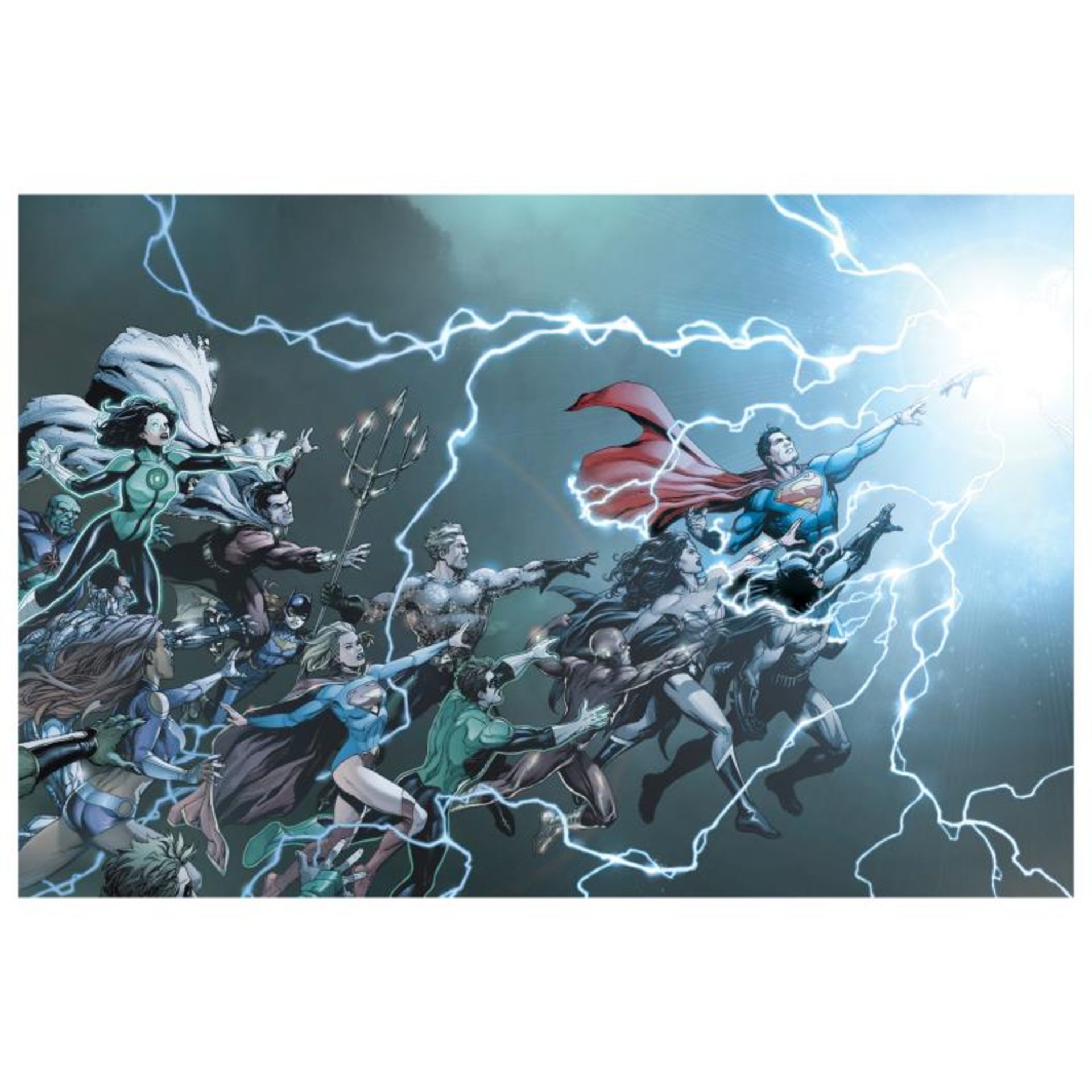 DC Comics, "DC Universe: Rebirth #1" Numbered Limited Edition Giclee on Canvas b