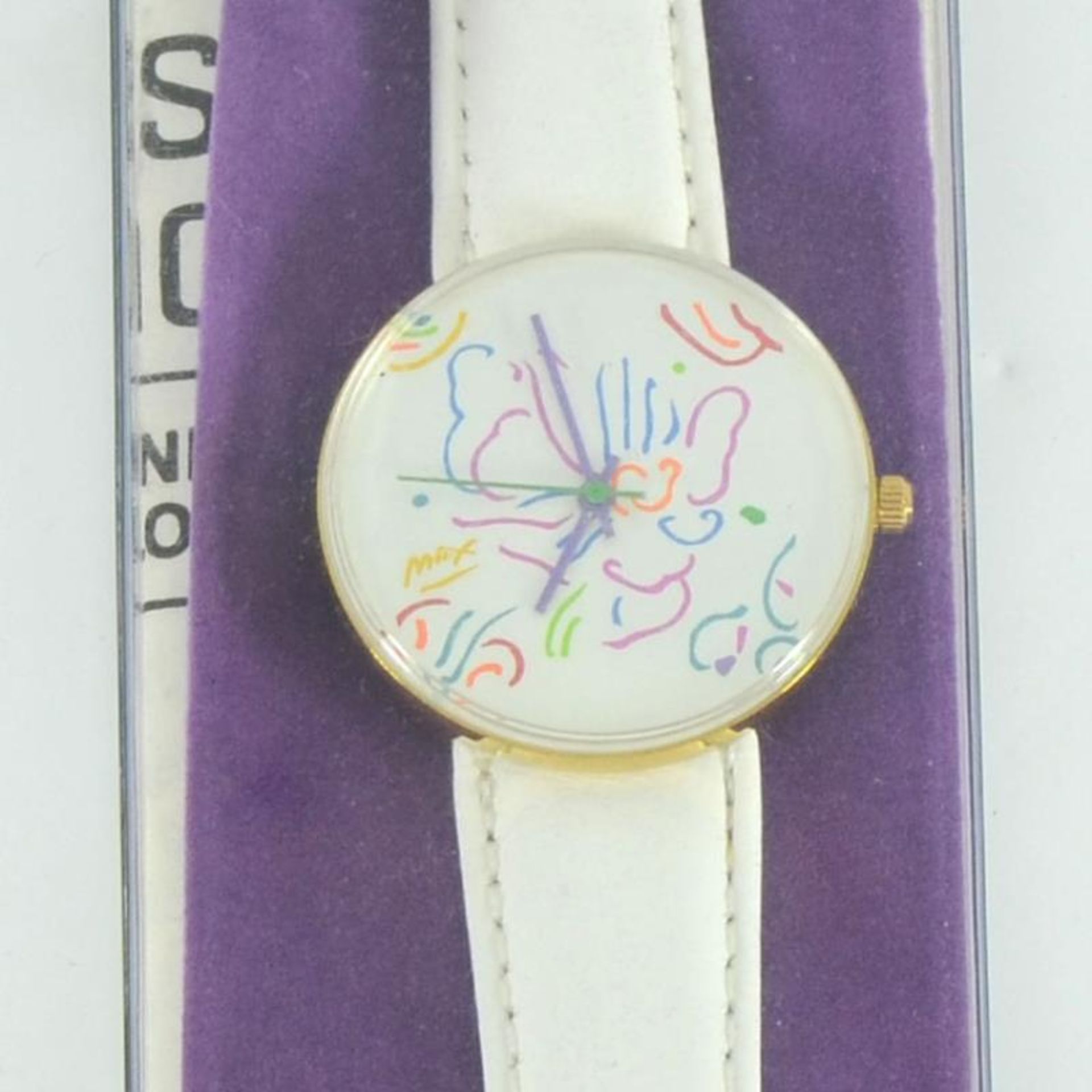 Vintage Peter Max Watch with Original Packaging and Paperwork. - Image 2 of 3