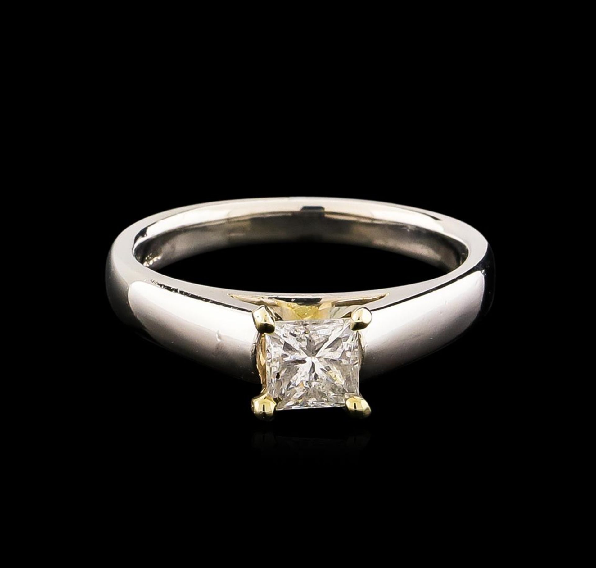 Platinum 0.70 ctw Diamond Ring - Image 2 of 5