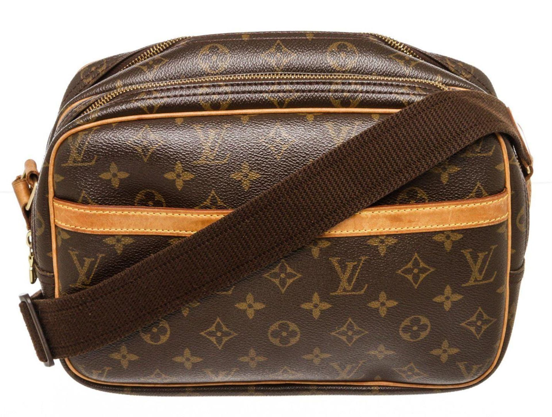 Louis Vuitton Monogram Canvas Leather Saumur 28 Bag