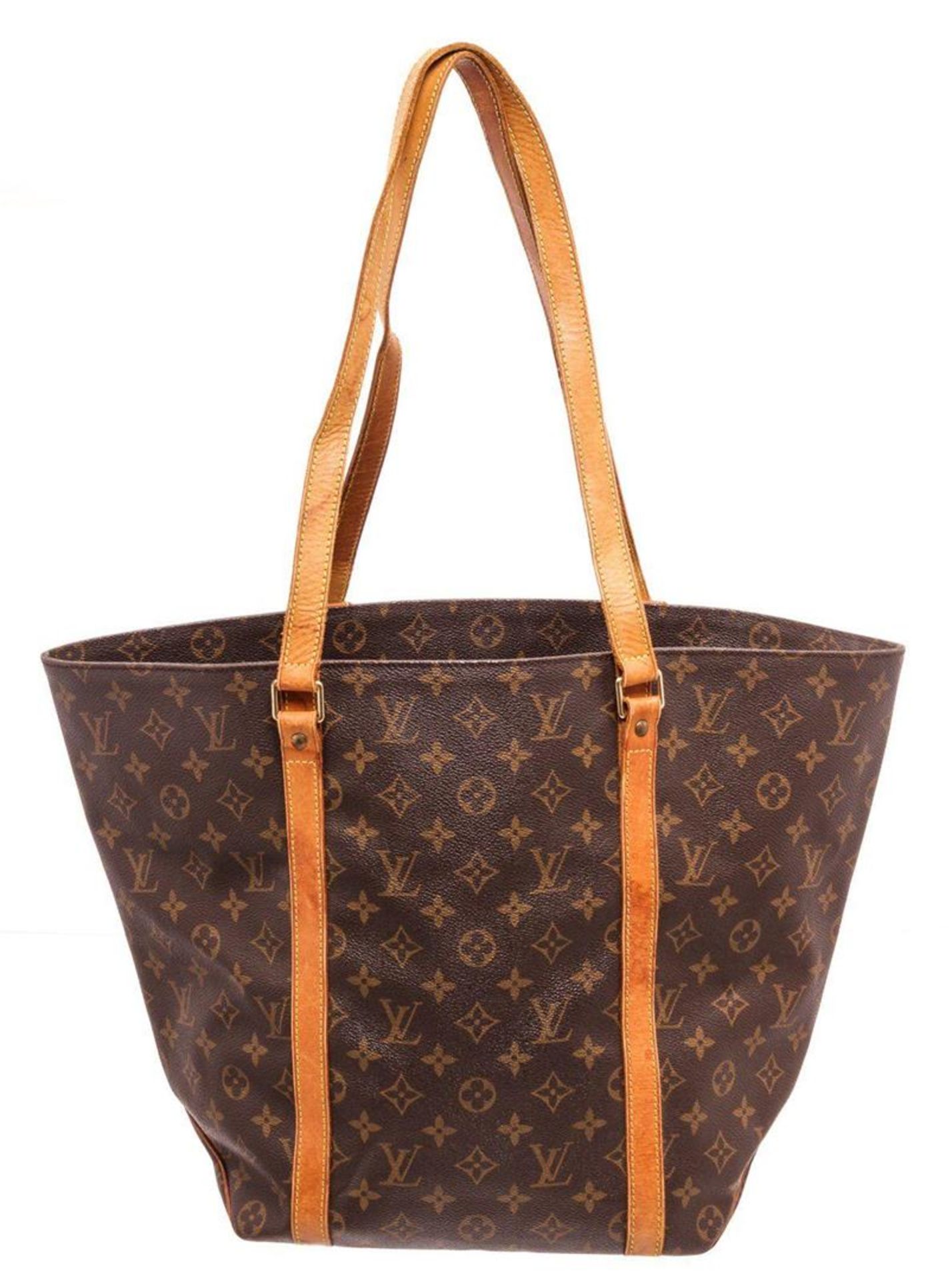 Louis Vuitton Brown Sac Shopping Tote Bag