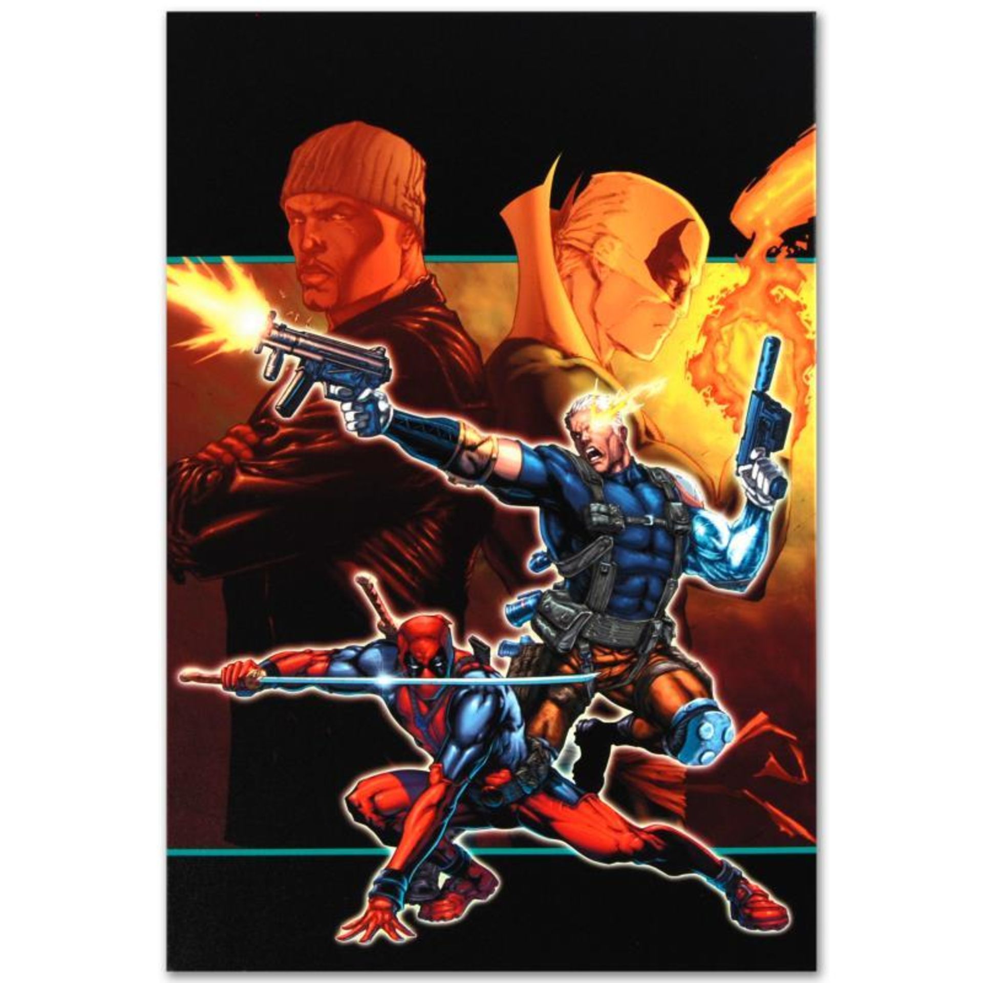 Marvel Comics "Cable & Deadpool #21" Numbered Limited Edition Giclee on Canvas b