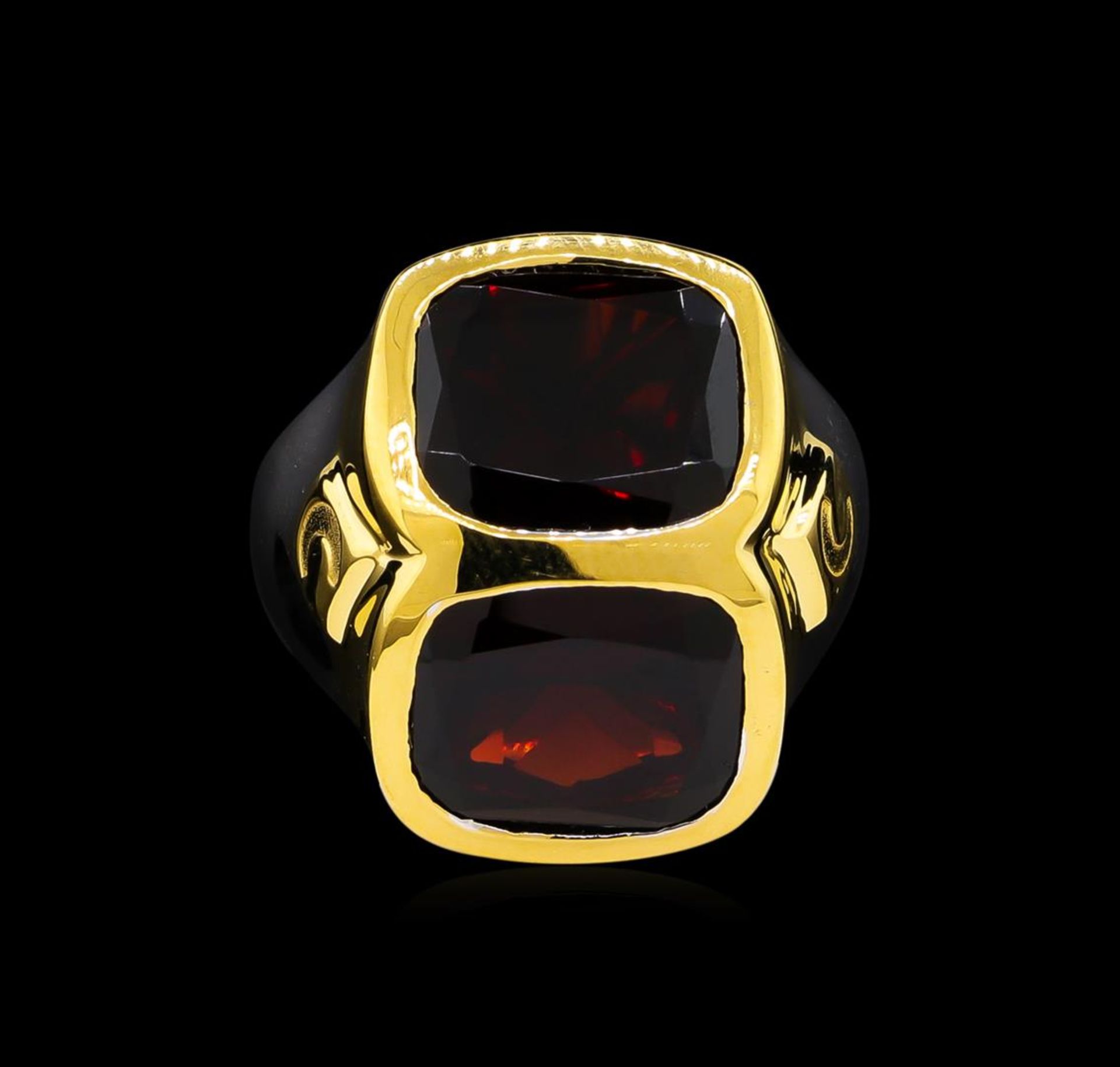 Crayola 10.90 ctw Garnet Ring - .925 Silver - Image 2 of 4