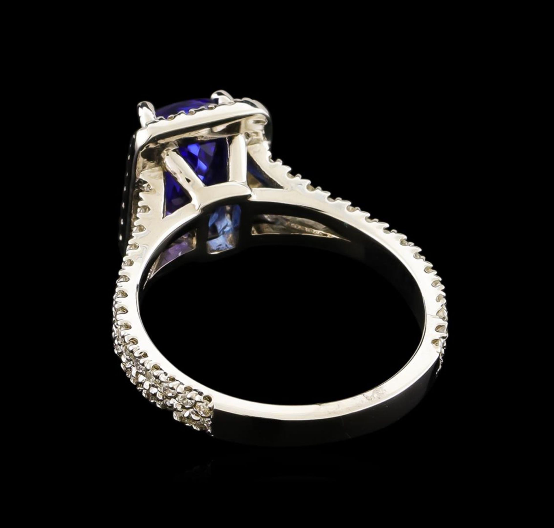 2.36ct Tanzanite and Diamond Ring - 14KT White Gold - Image 3 of 5