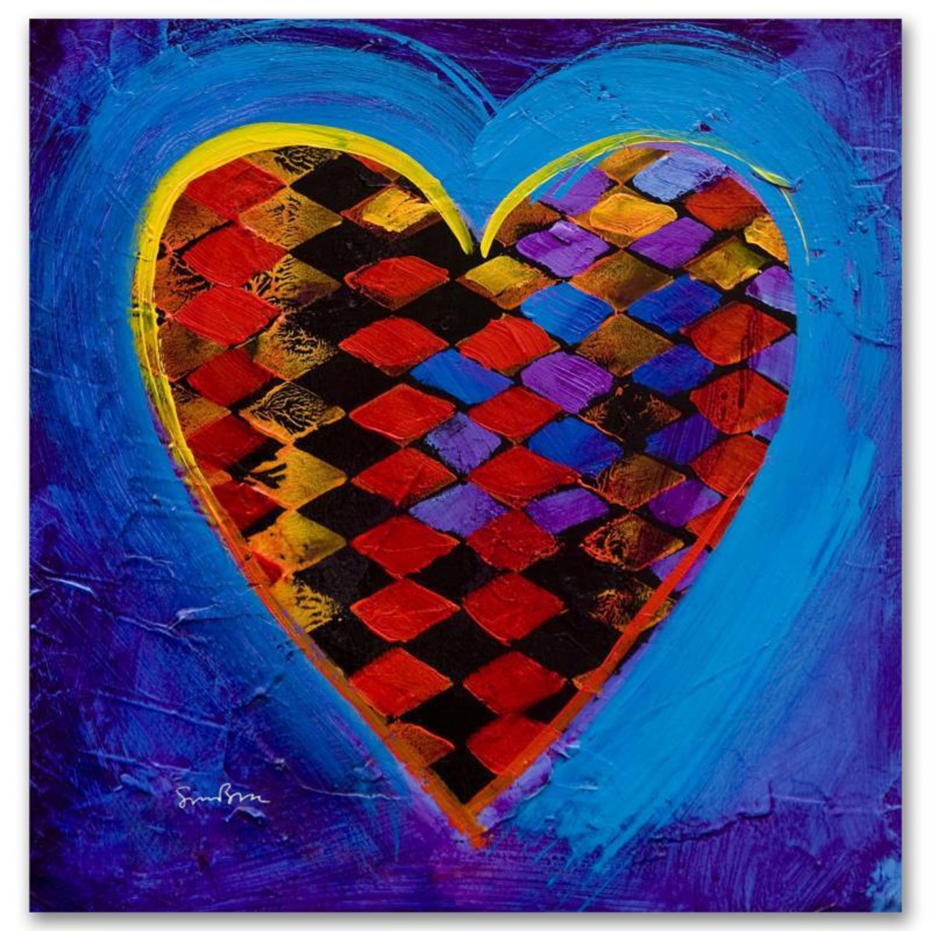 "It's A Love Thing II" Limited Edition Giclee on Canvas by Simon Bull, Numbered