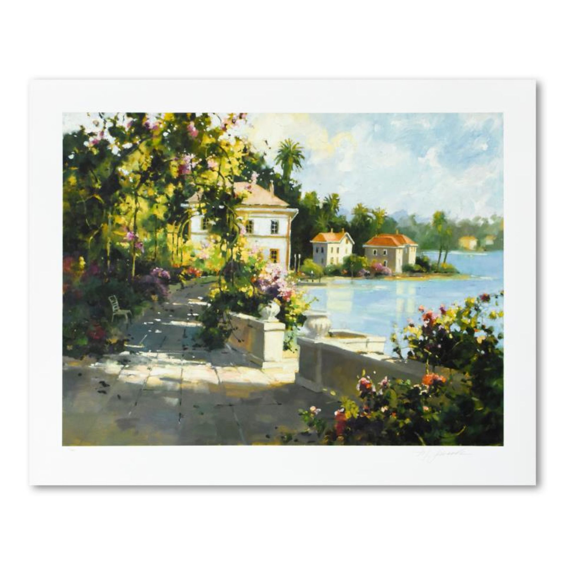 Marilyn Simandle, "Riviera Walk" Limited Edition, Numbered and Hand Signed with