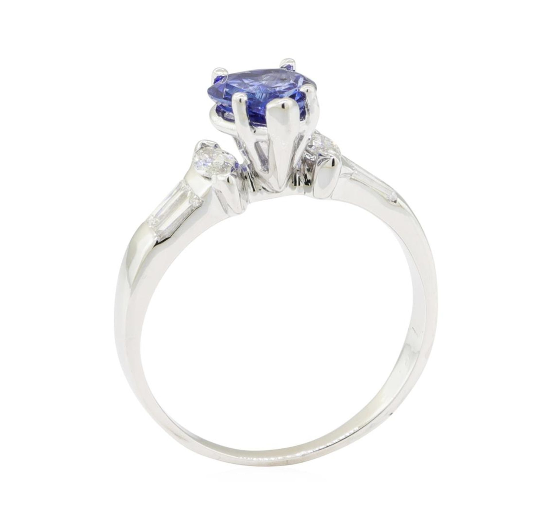 1.87 ctw Sapphire and Diamond Ring - 14KT White Gold - Image 4 of 5
