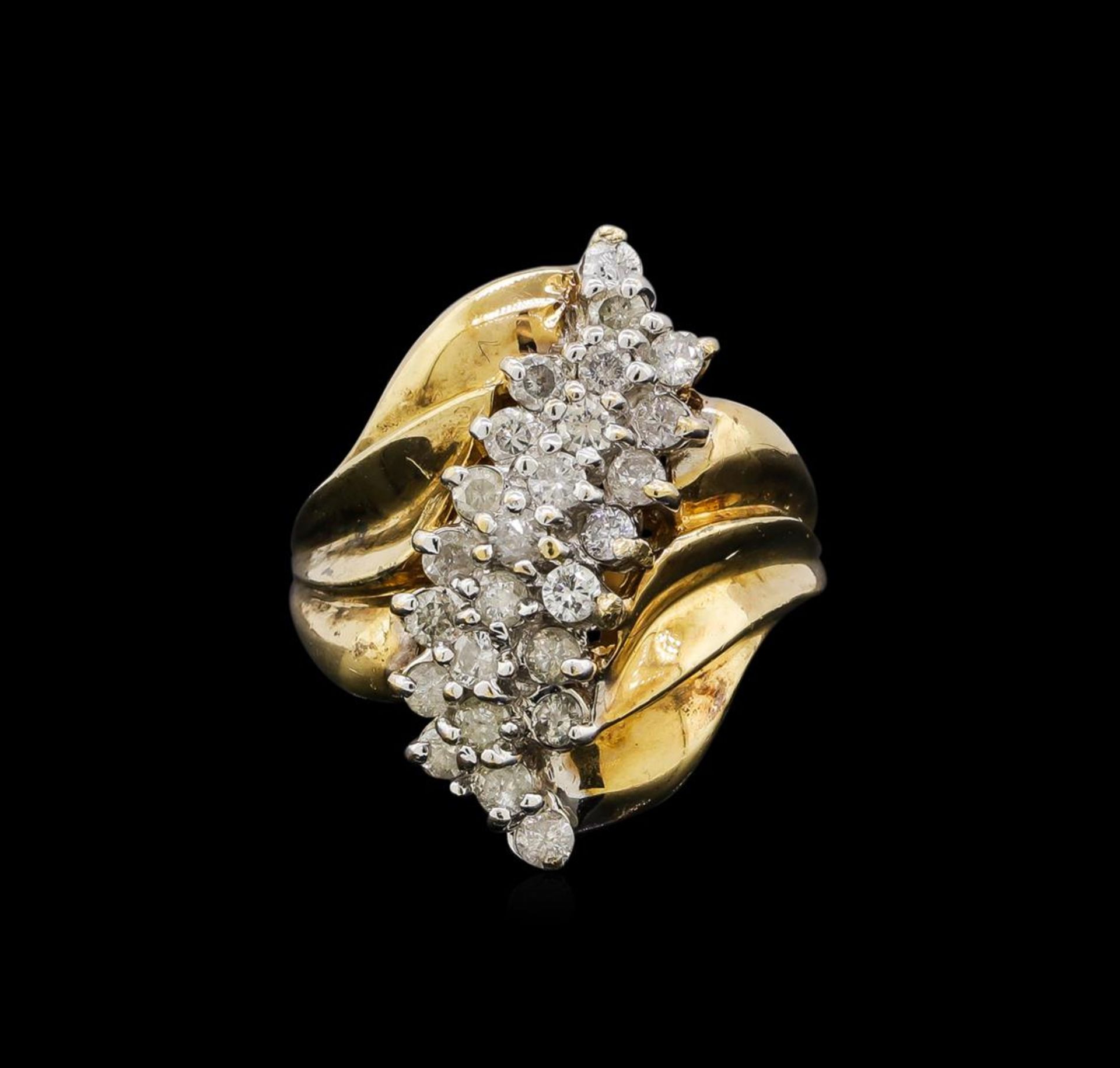 0.95 ctw Diamond Ring - 10KT Yellow Gold - Image 2 of 5