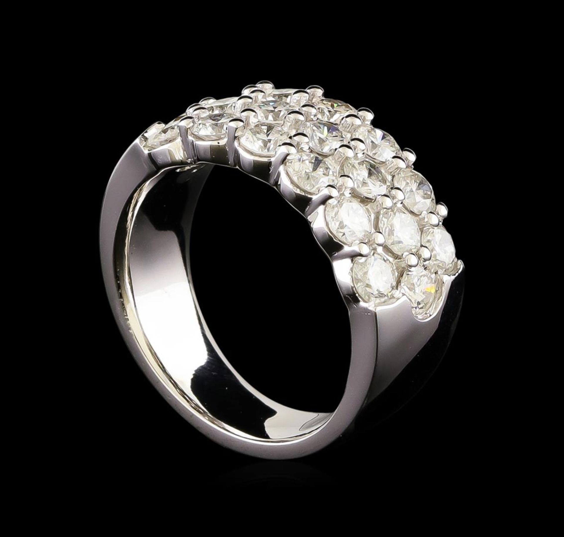 14KT White Gold 2.98 ctw Diamond Ring - Image 4 of 5