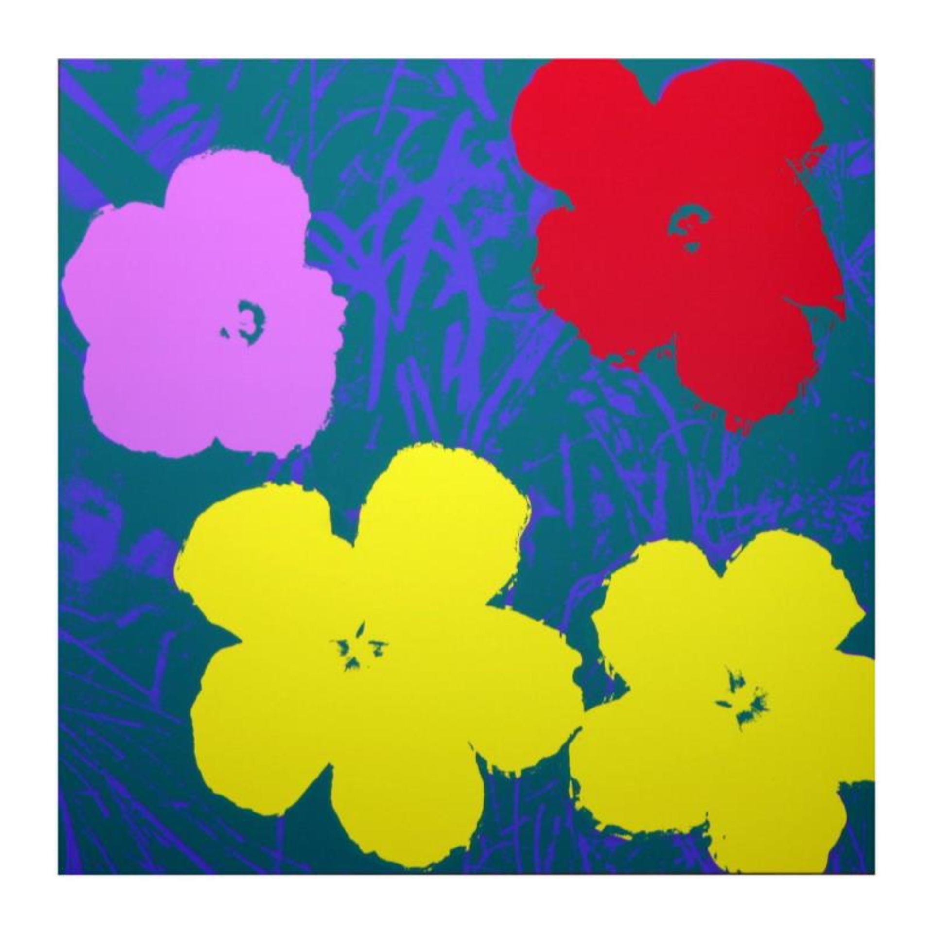 Andy Warhol "Flowers Portfolio" Suite of 10 Silk Screen Prints from Sunday B Mor - Image 3 of 3