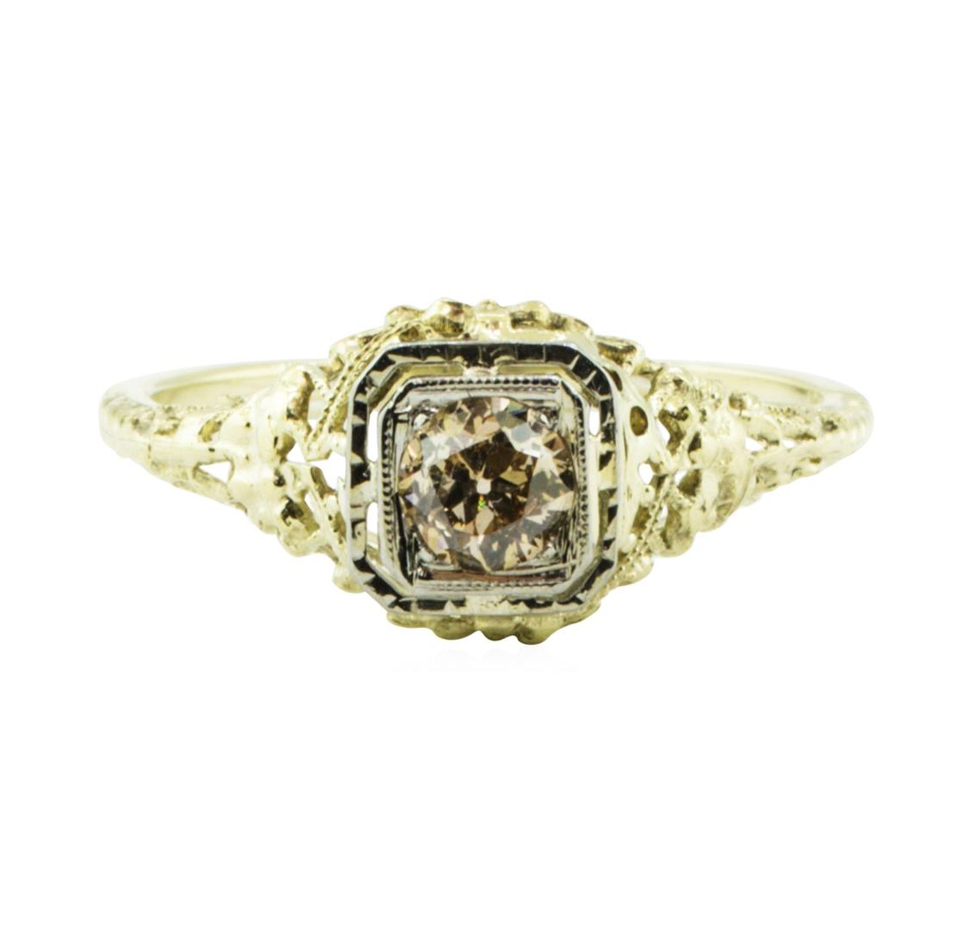 0.30 ct Diamond Ring - 14KT Yellow Gold - Image 2 of 4