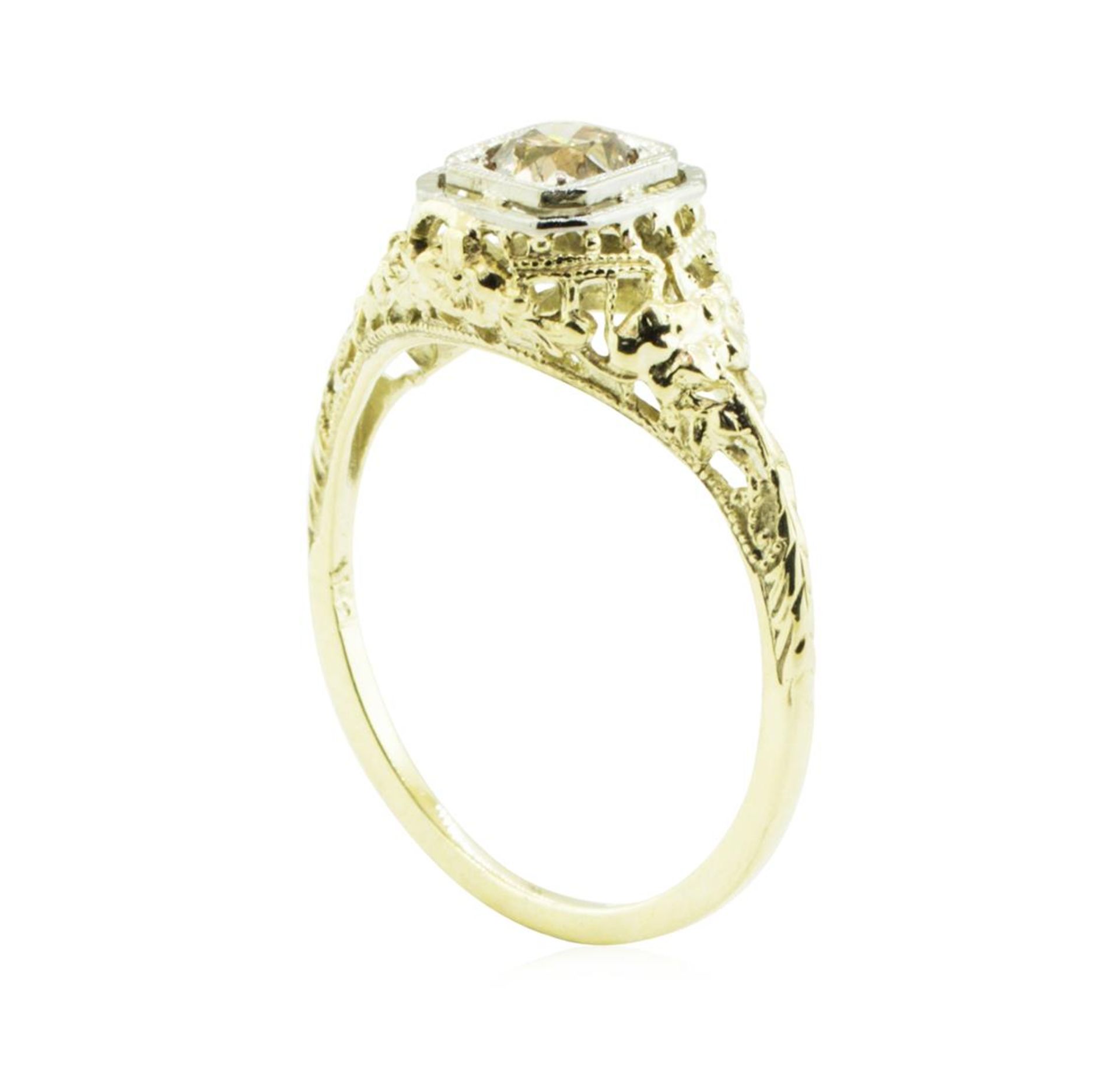 0.30 ct Diamond Ring - 14KT Yellow Gold - Image 4 of 4