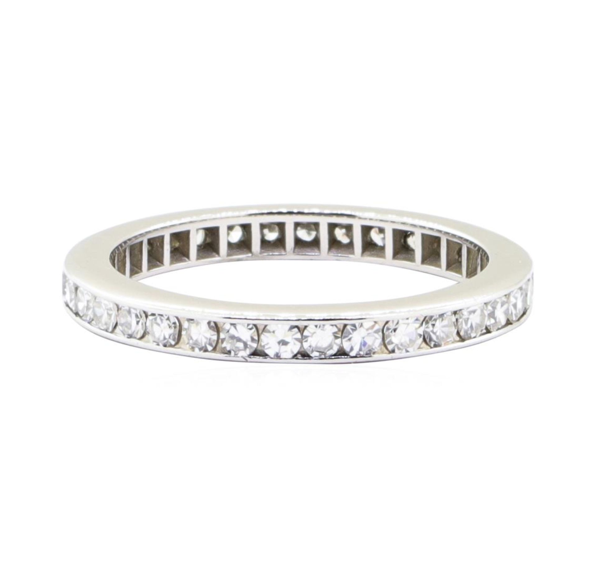 0.75ctw Diamond Eternity Ring - 18KT White Gold