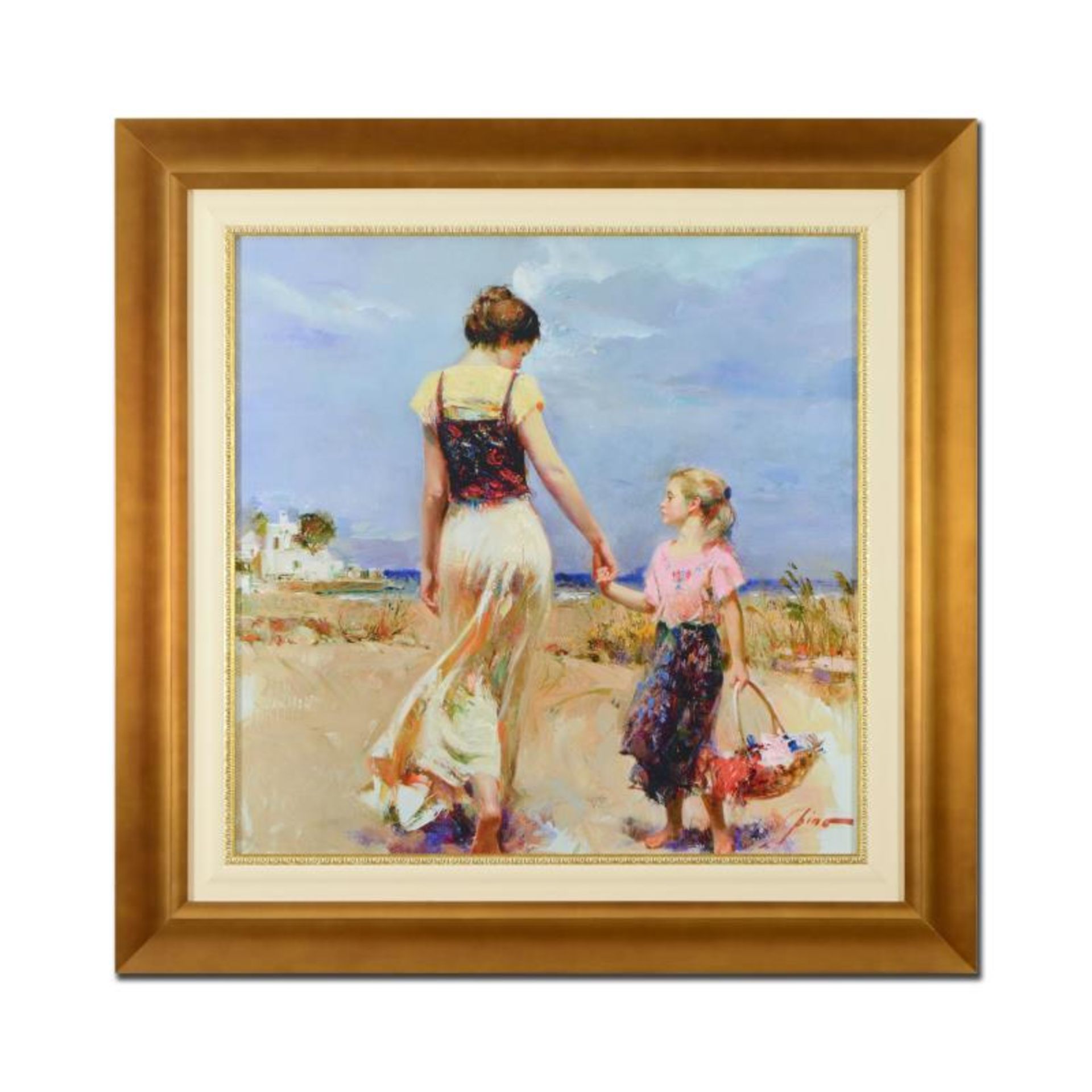 Pino (1939-2010), "Let's Go Home" Framed Limited Edition Artist-Embellished Gicl