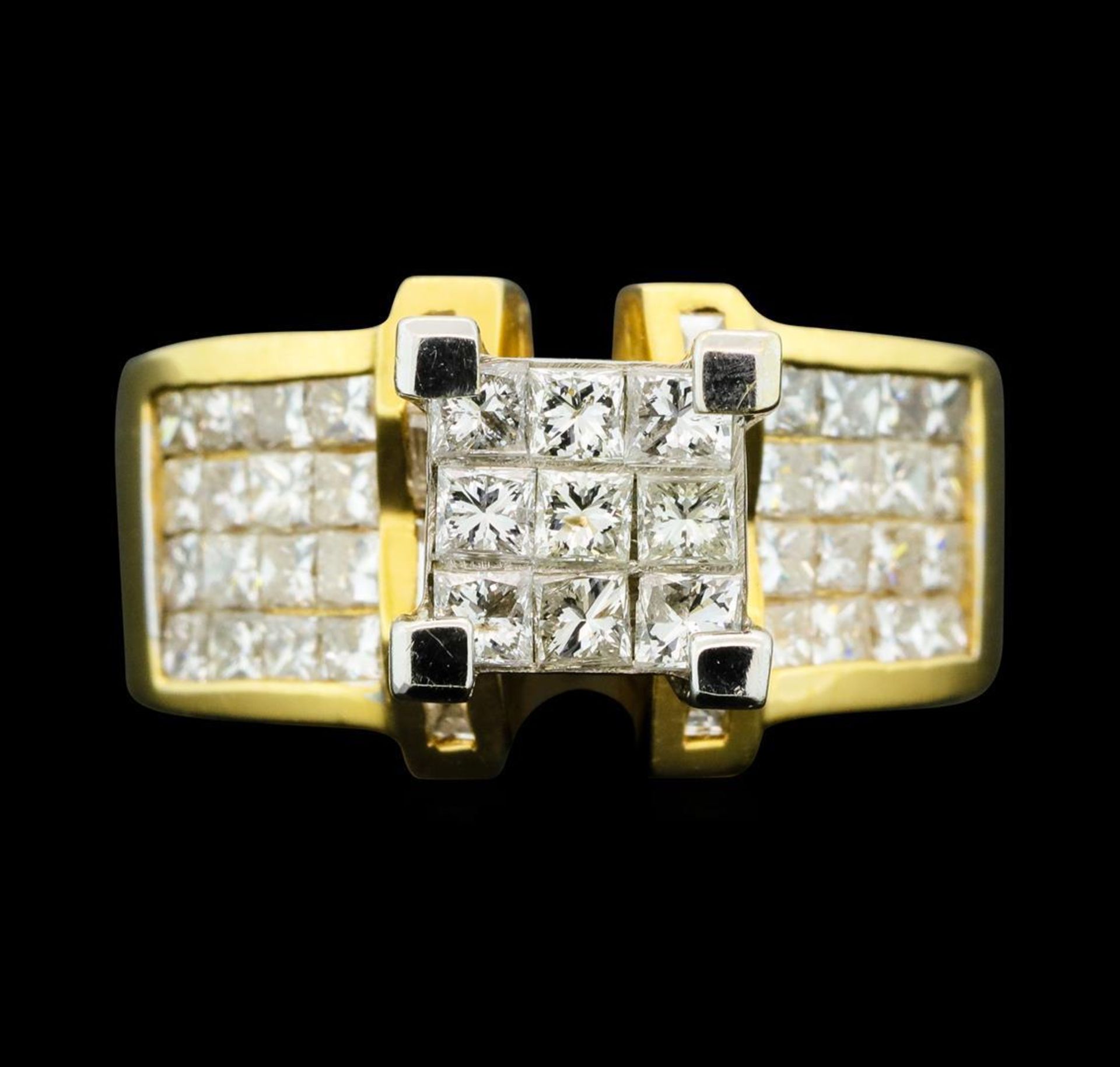 2.10 ctw Diamond Ring - 14KT Yellow And White Gold - Image 2 of 5