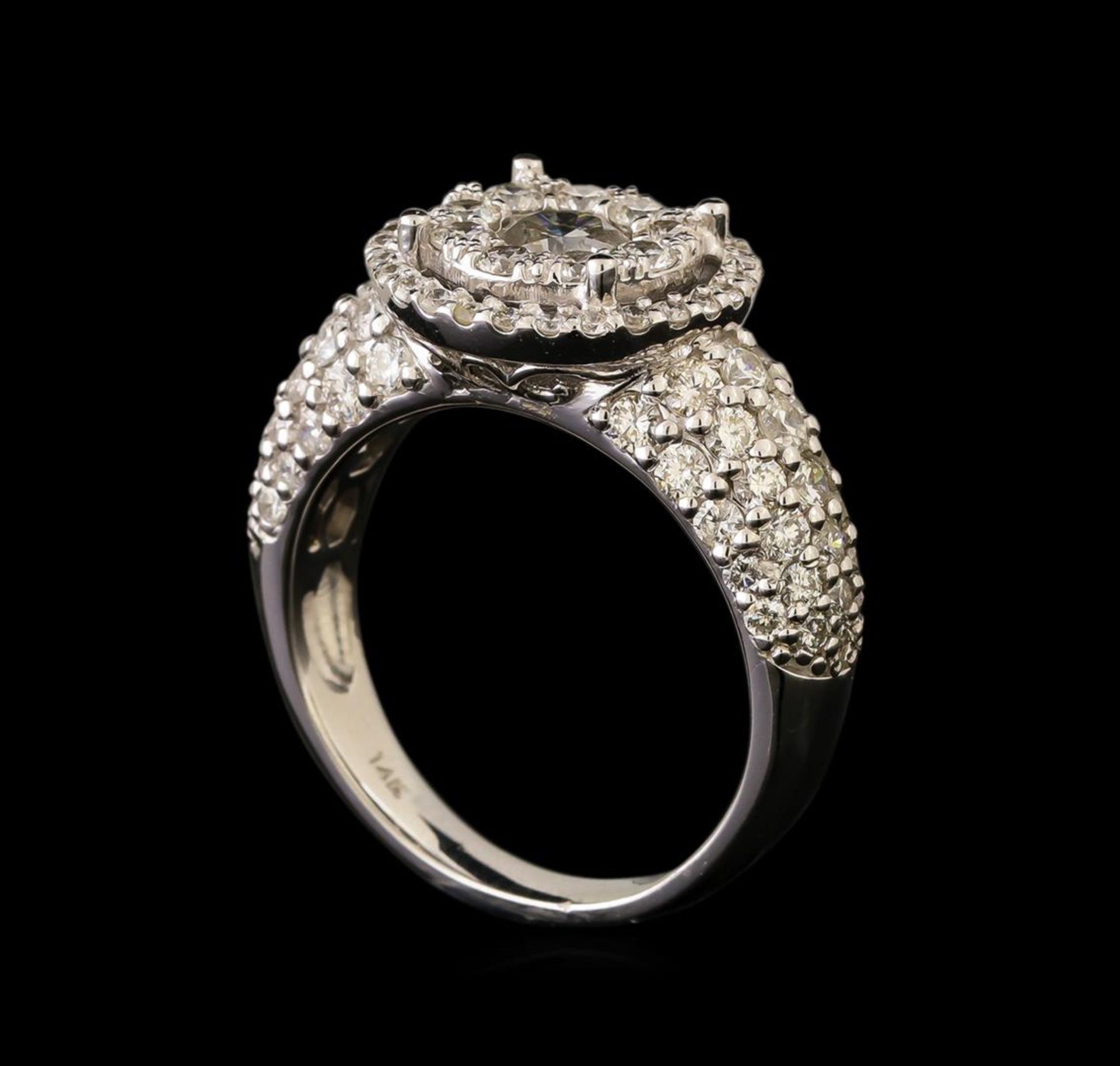 14KT White Gold 2.65 ctw Diamond Ring - Image 4 of 5