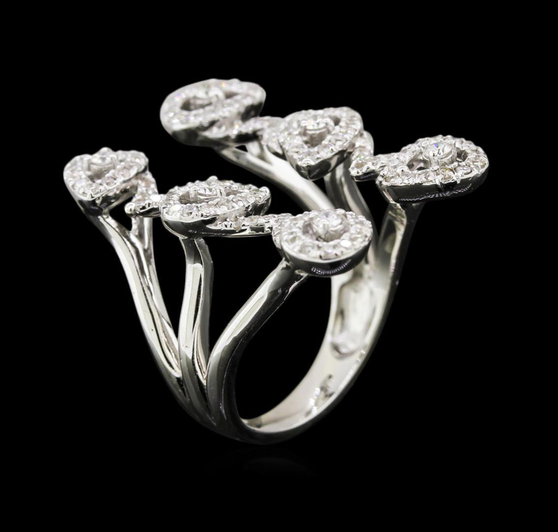 0.92 ctw Diamond Ring - 14KT White Gold - Image 3 of 4