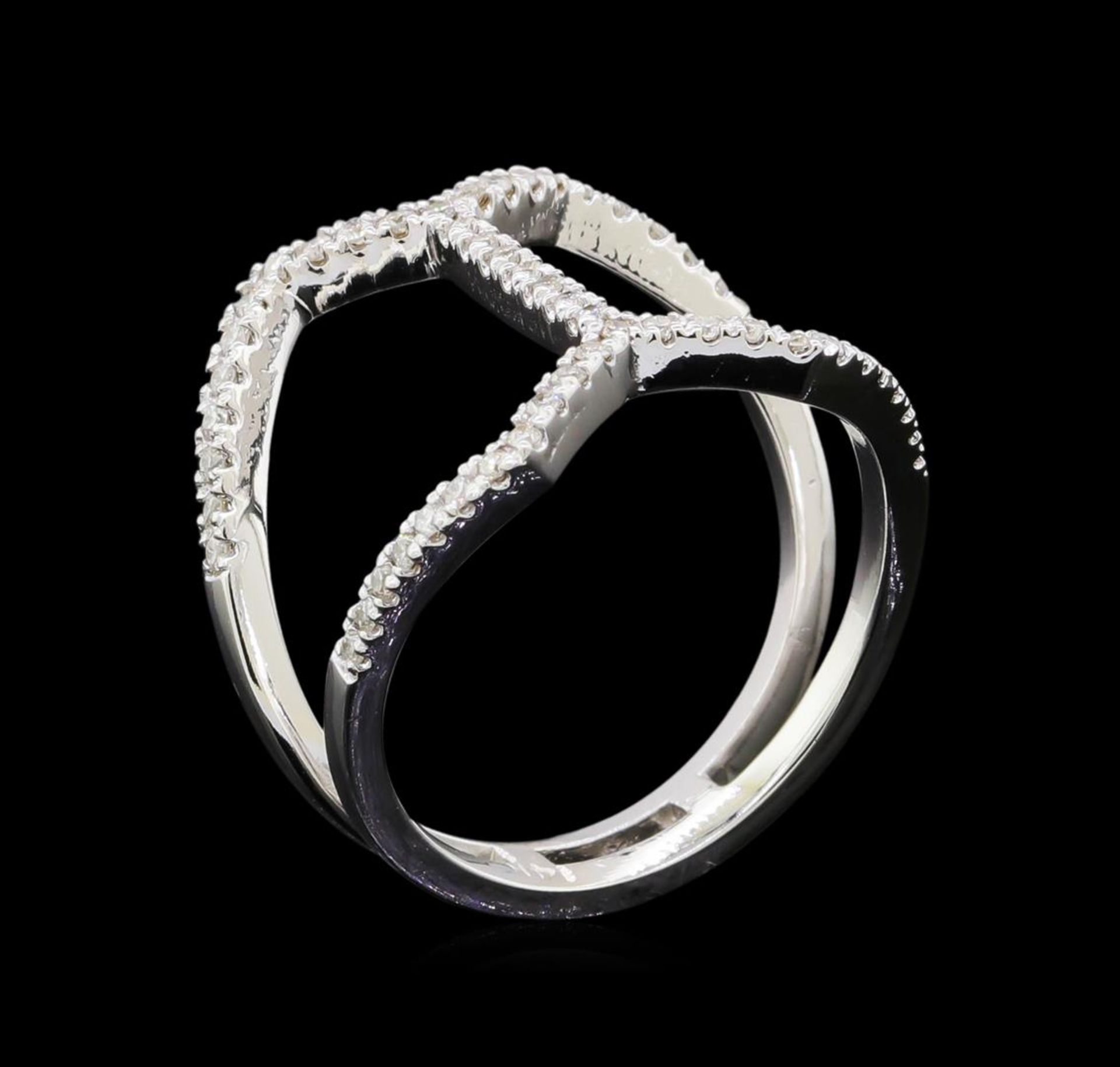 0.31 ctw Diamond Ring - 14KT White Gold - Image 4 of 4