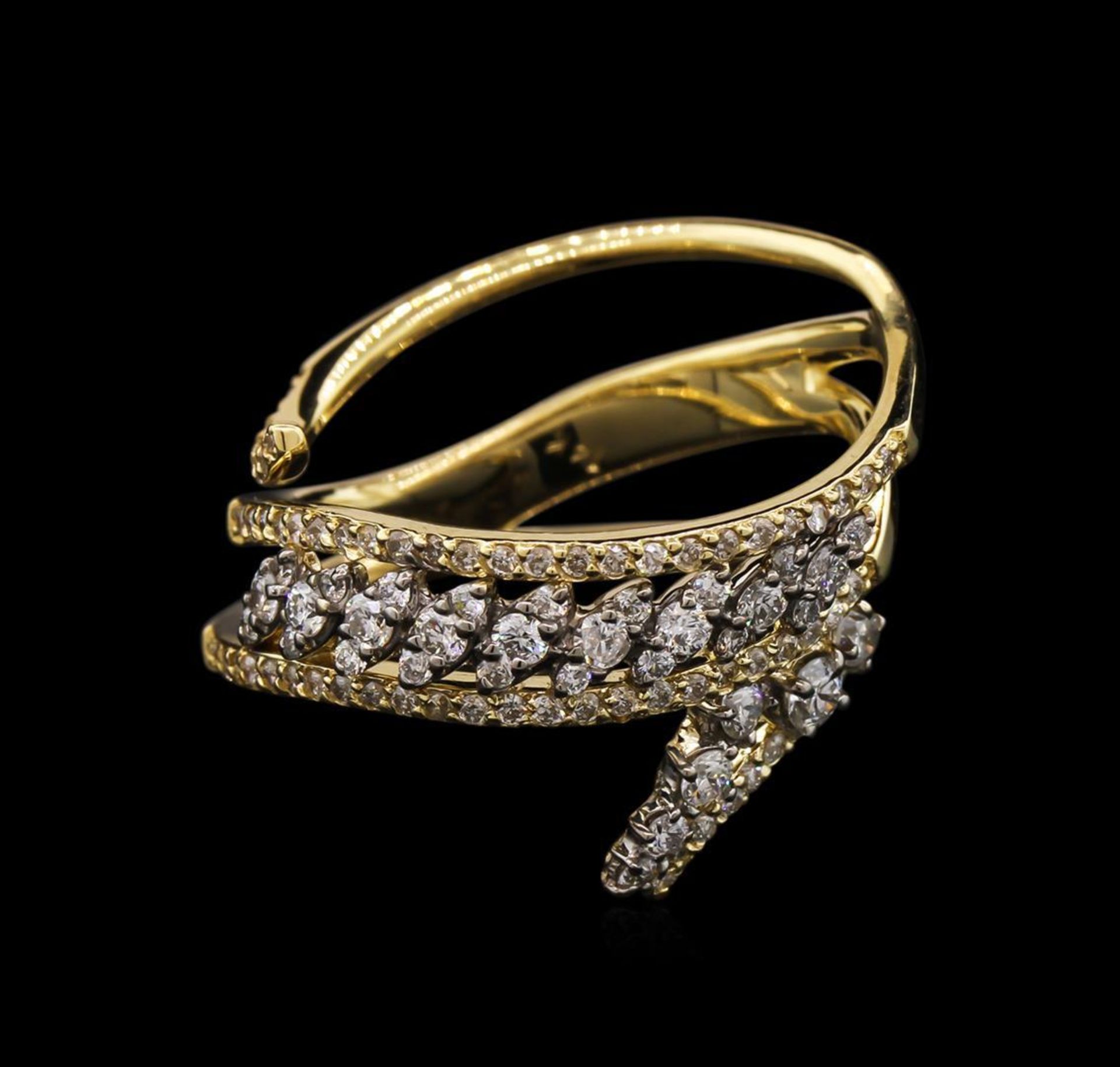 1.07 ctw Diamond Ring - 14KT Yellow Gold - Image 2 of 3