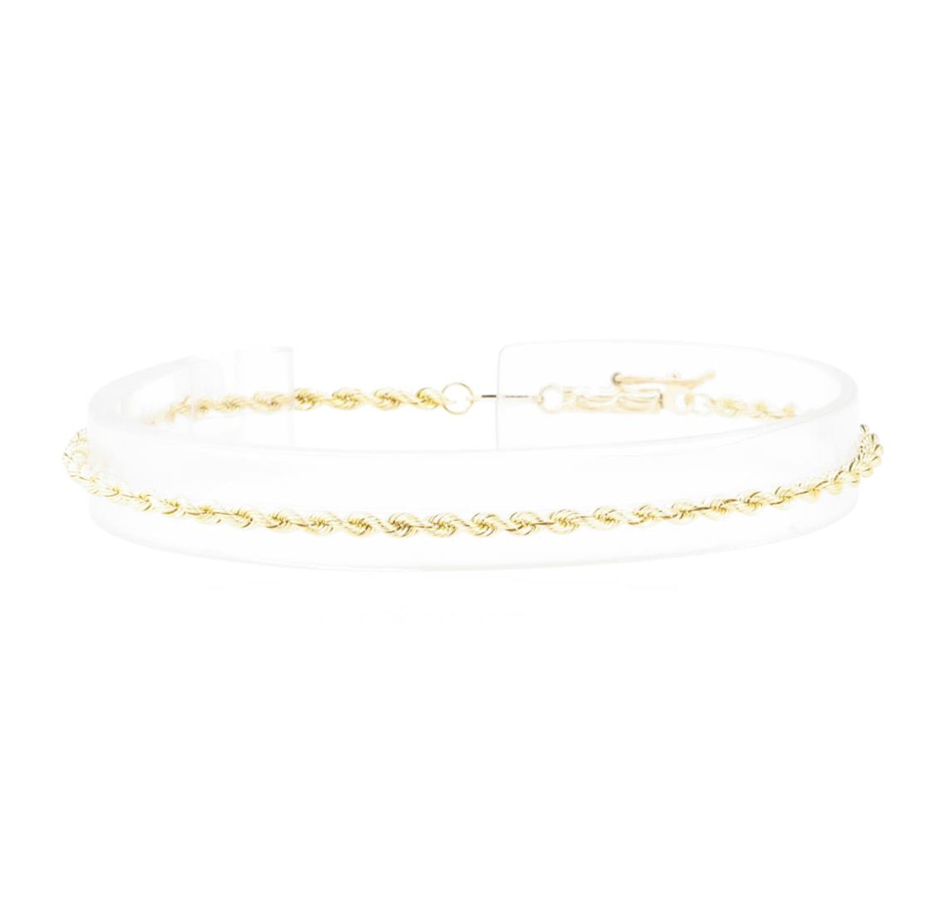 Beverly Hills Gold Rope Bracelet - 14KT Yellow Gold