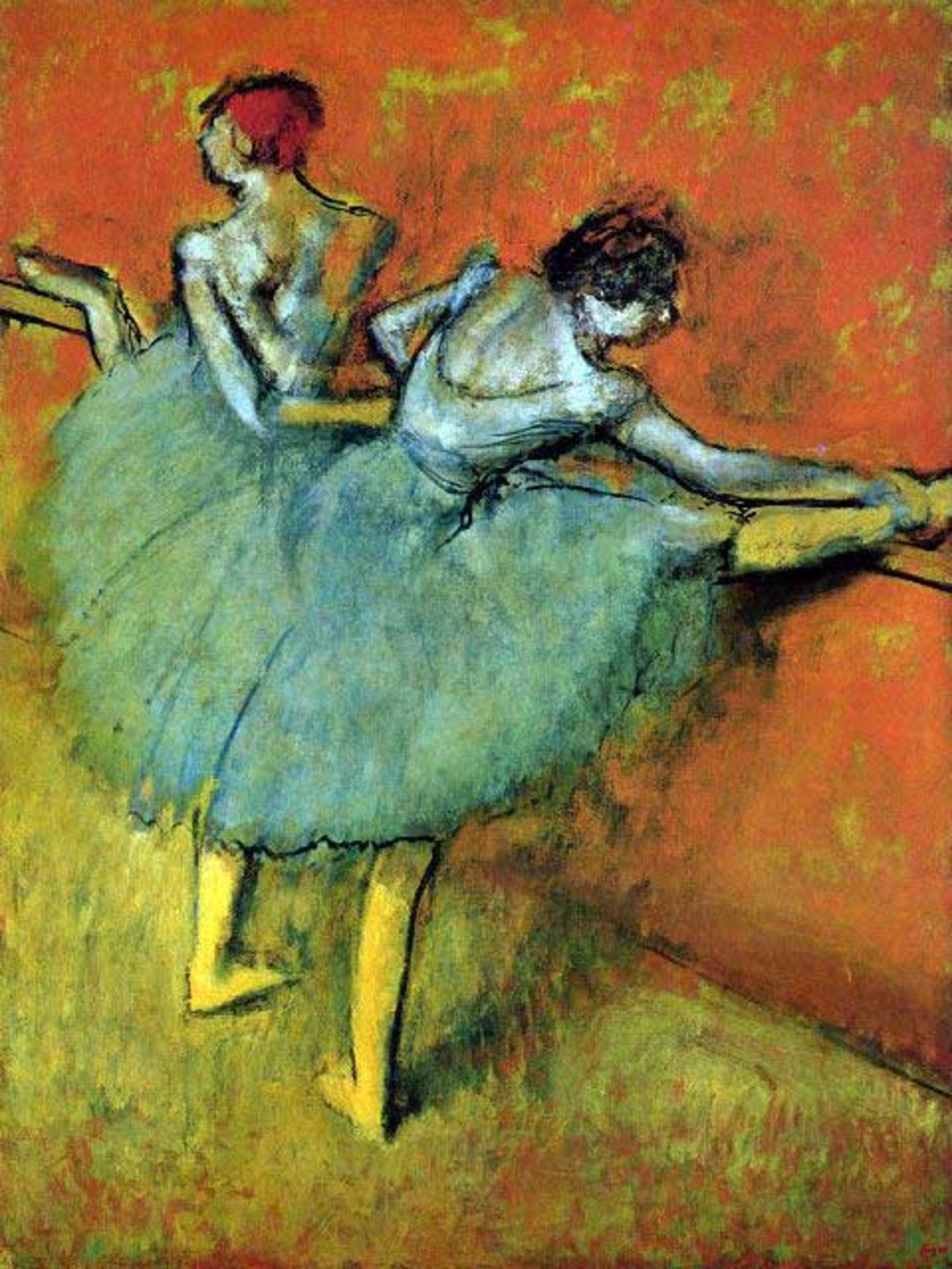 Edgar Degas - Dancers At The Bar #1