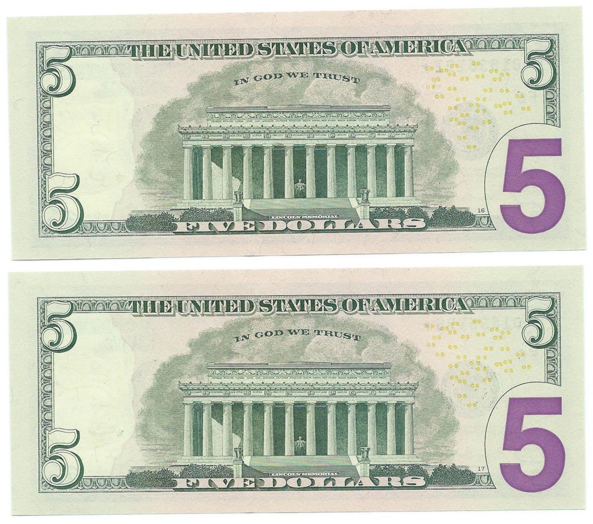 (10) Consecutive 2006 $5 FRN Star Notes CHCU - Image 6 of 6