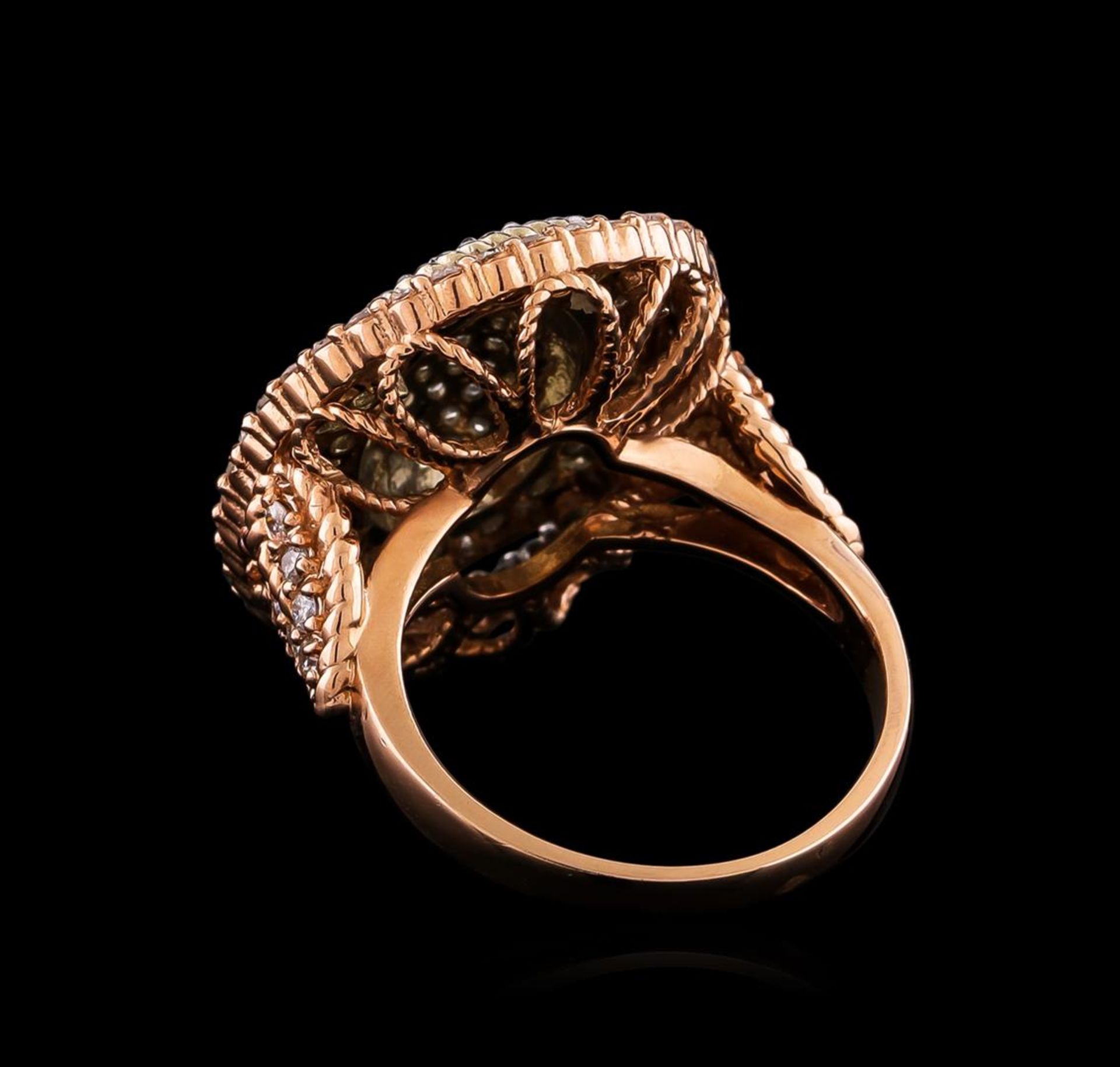 14KT Rose Gold 1.43 ctw Diamond Ring - Image 3 of 5