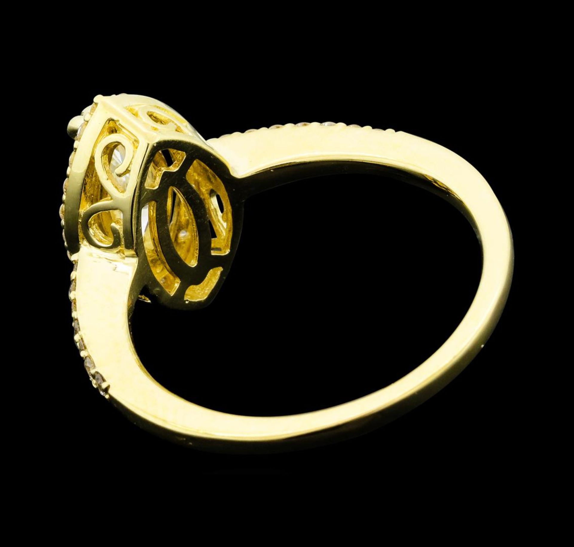 1.16 ctw Diamond Ring - 14KT Yellow Gold - Image 3 of 5