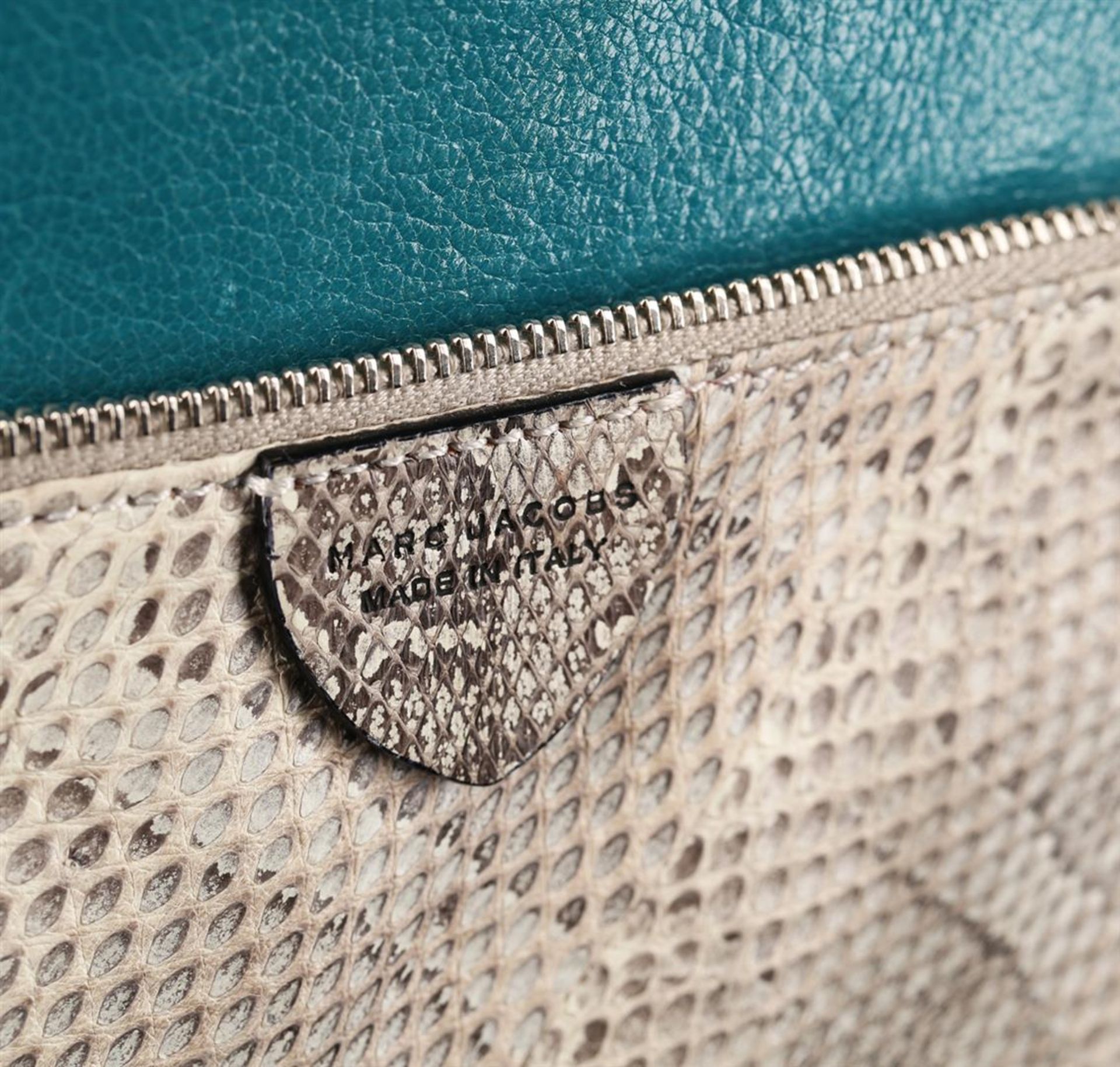 Designer Marc Jacobs Turquoise The Doll Bag - Image 3 of 3