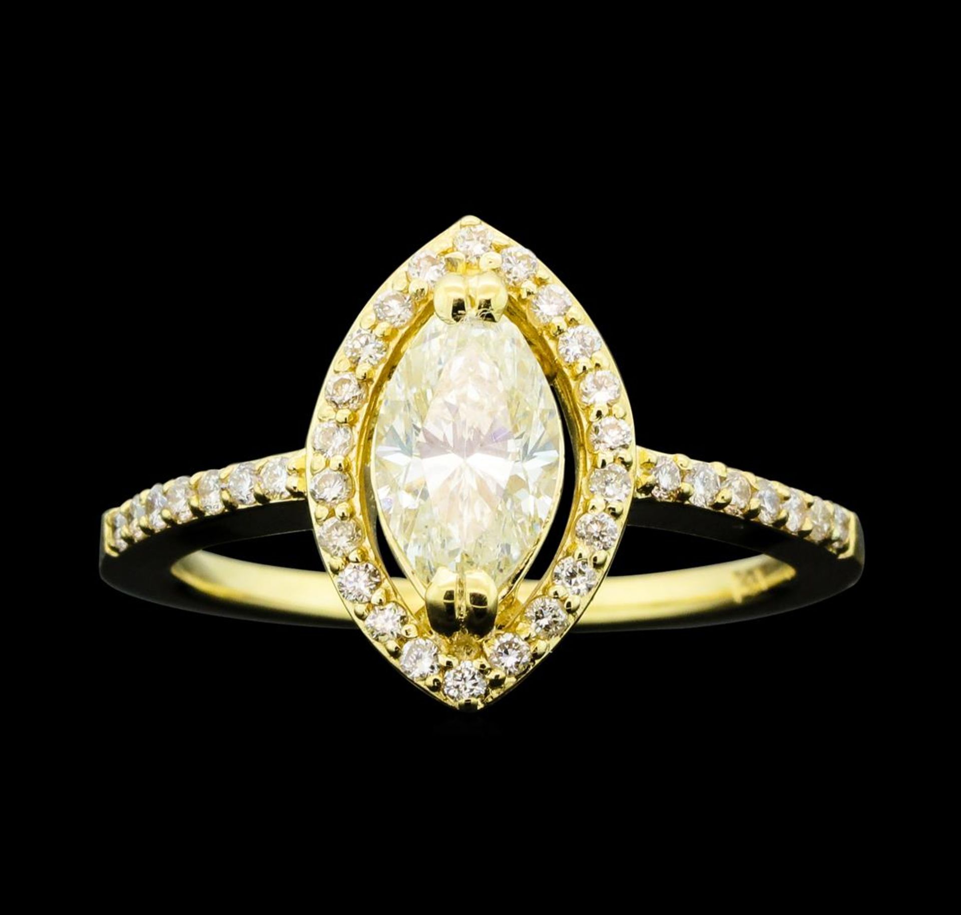 1.16 ctw Diamond Ring - 14KT Yellow Gold - Image 2 of 5