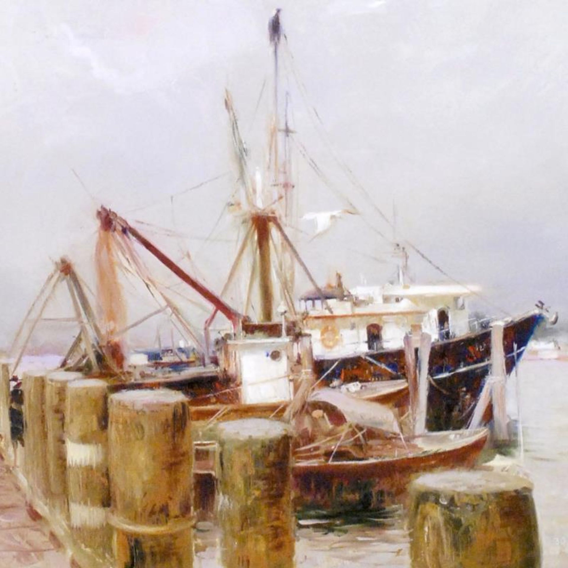Pino (1939-2010) "Safe Harbor" Limited Edition Giclee. Numbered and Hand Signed; - Image 2 of 2