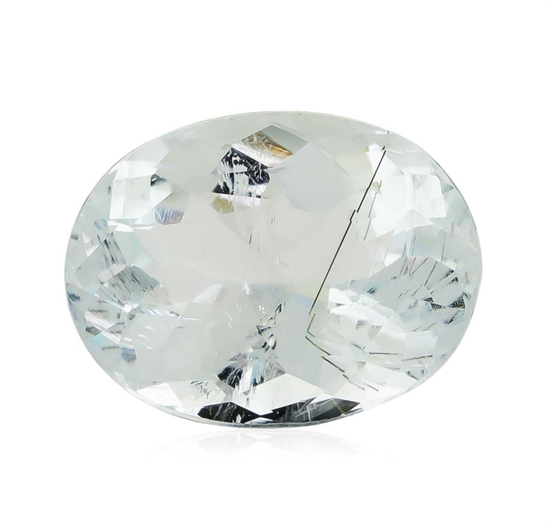 4.42ct.Natural Oval Cut Aquamarine